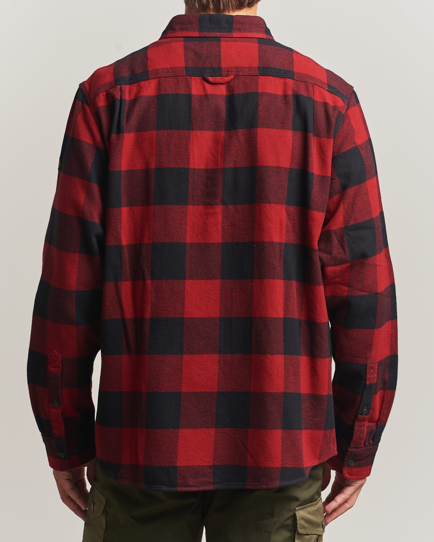 Herren | Hemden | Fjällräven | Övik Heavy Flannel Shirt Red/Black