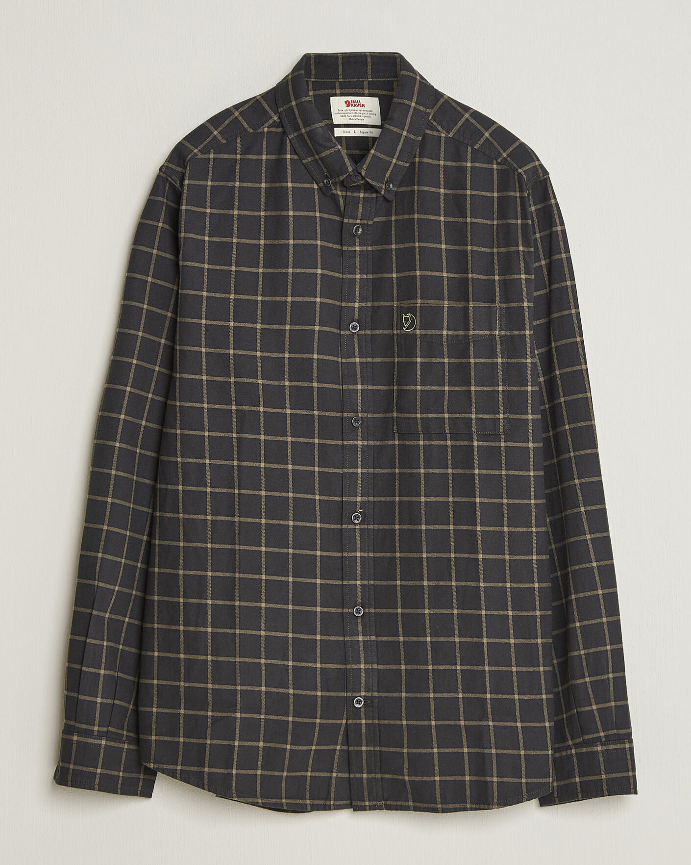 Herren | Hemden | Fjällräven | Övik Flannel Shirt Dark Grey