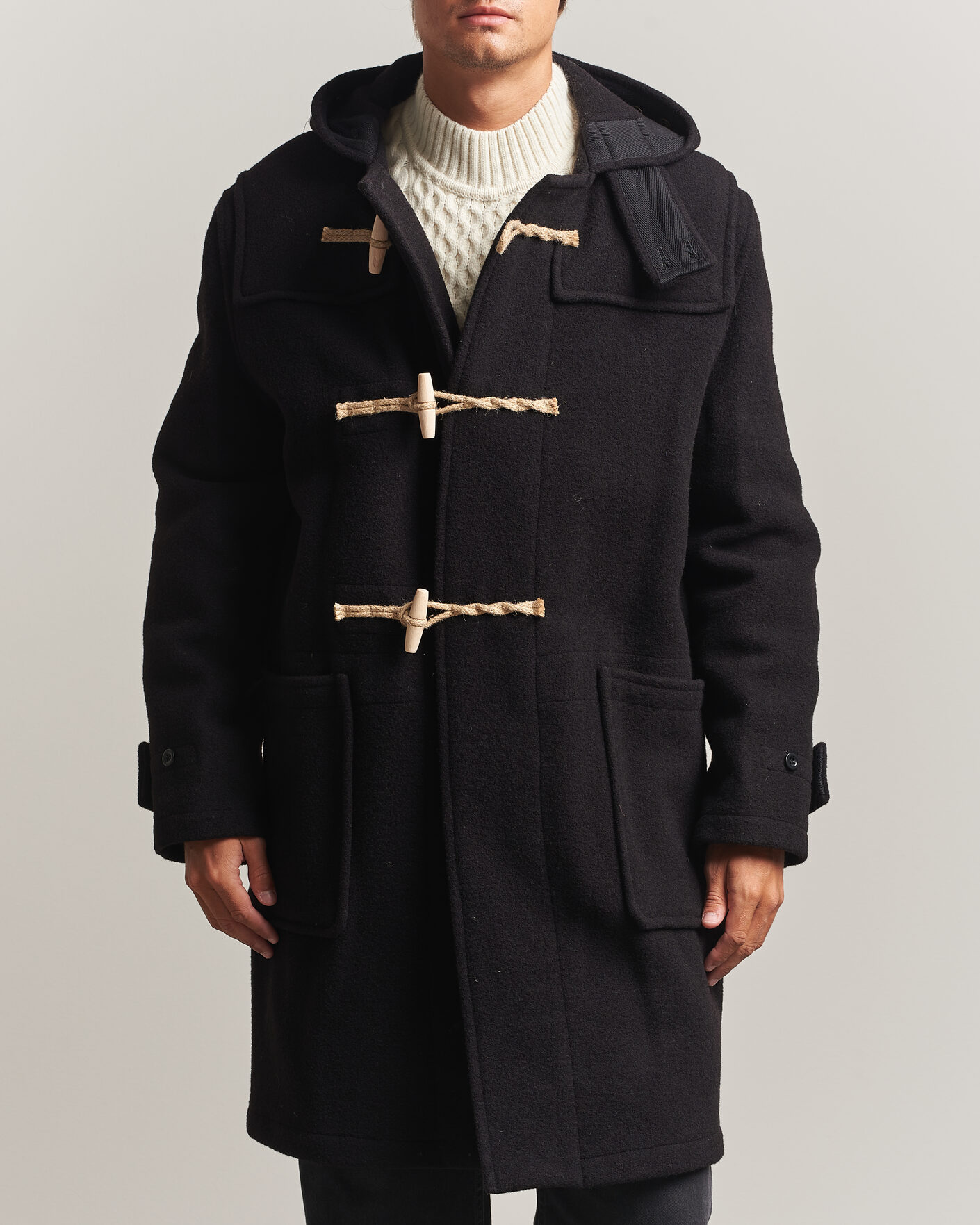 Herren | Jacken | Gloverall | 575 Monty Original Duffle Coat Black
