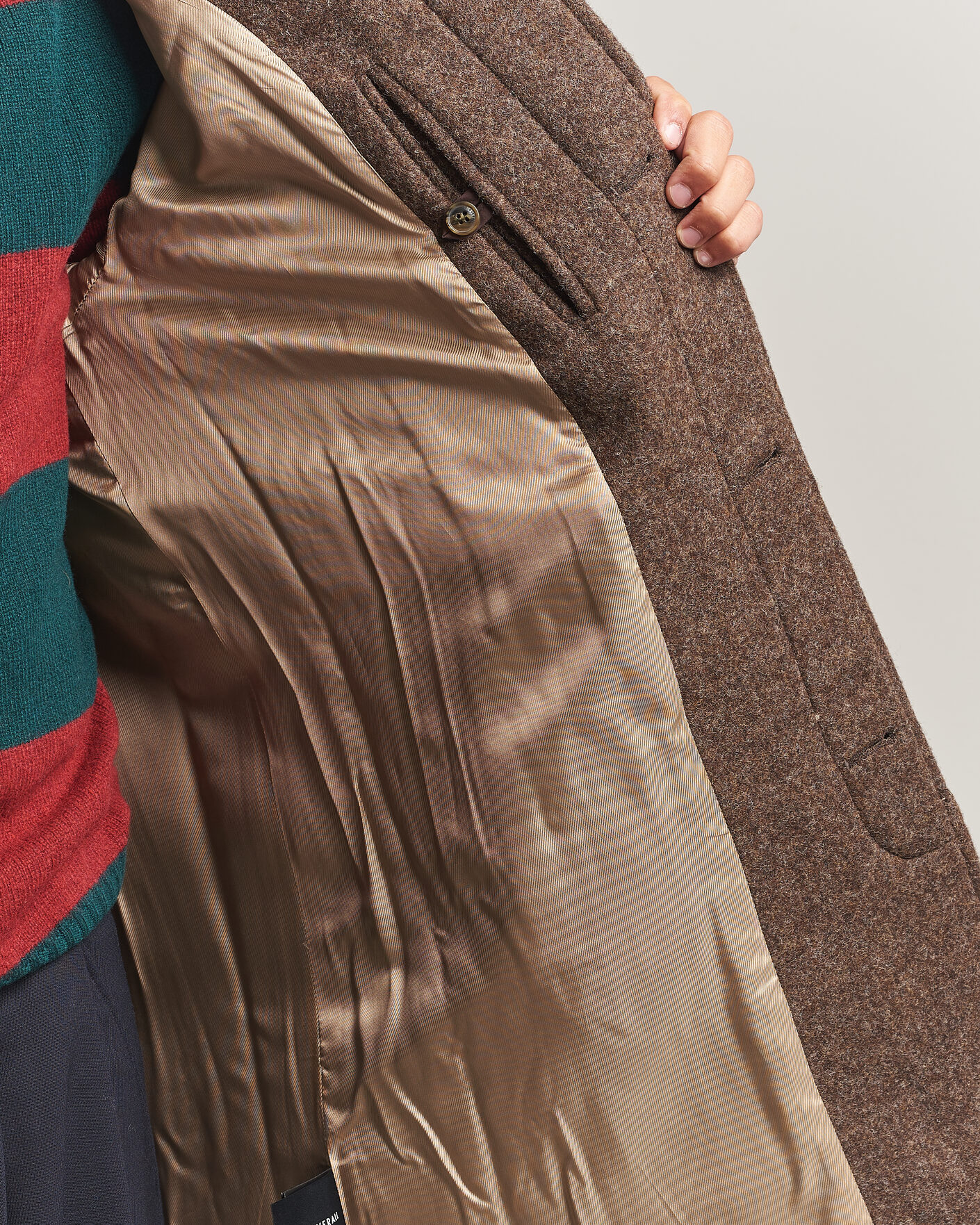 Herren | Jacken | Gloverall | Hynes Wool Coat Mocha