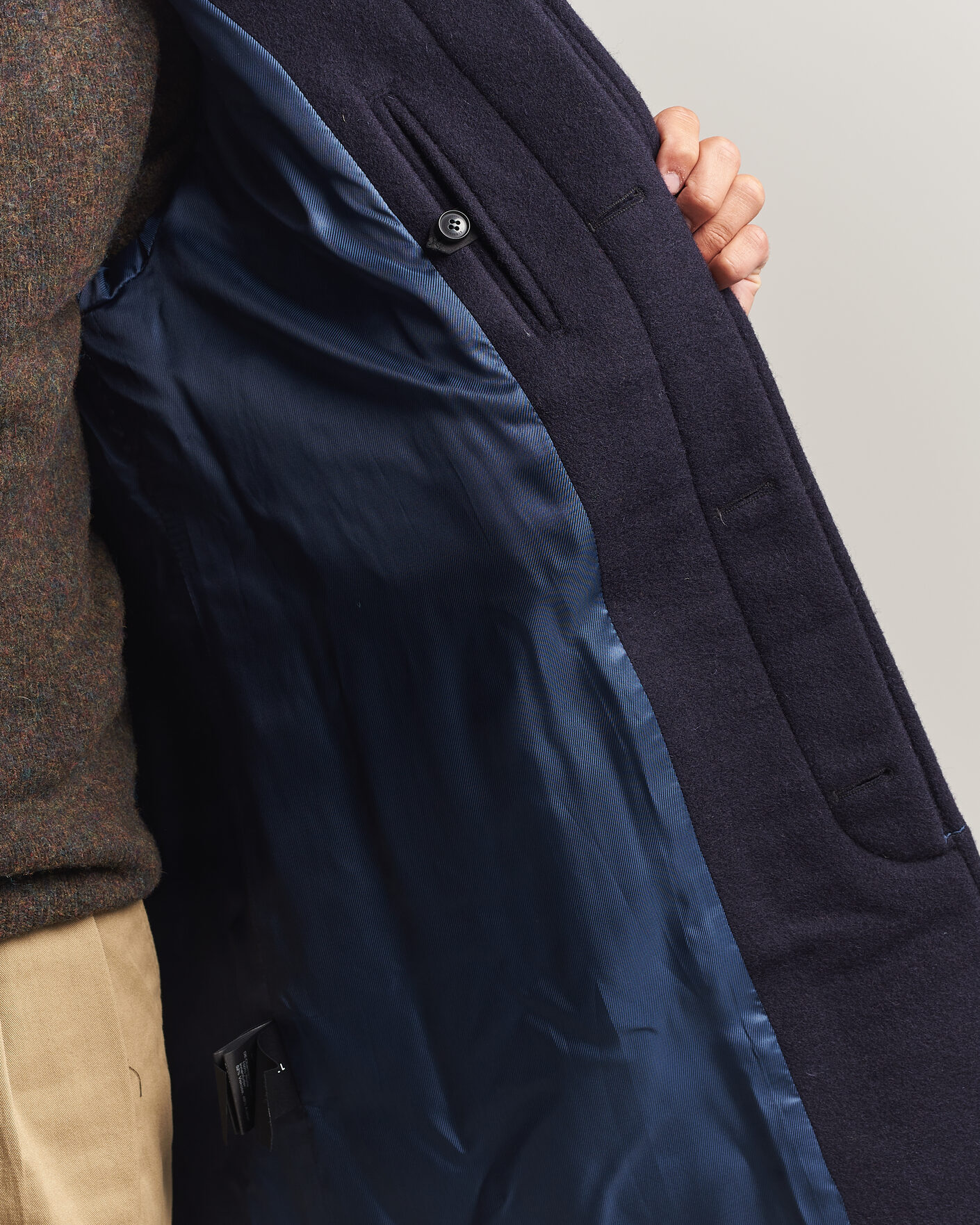 Herren | Jacken | Gloverall | Hynes Wool Coat Navy