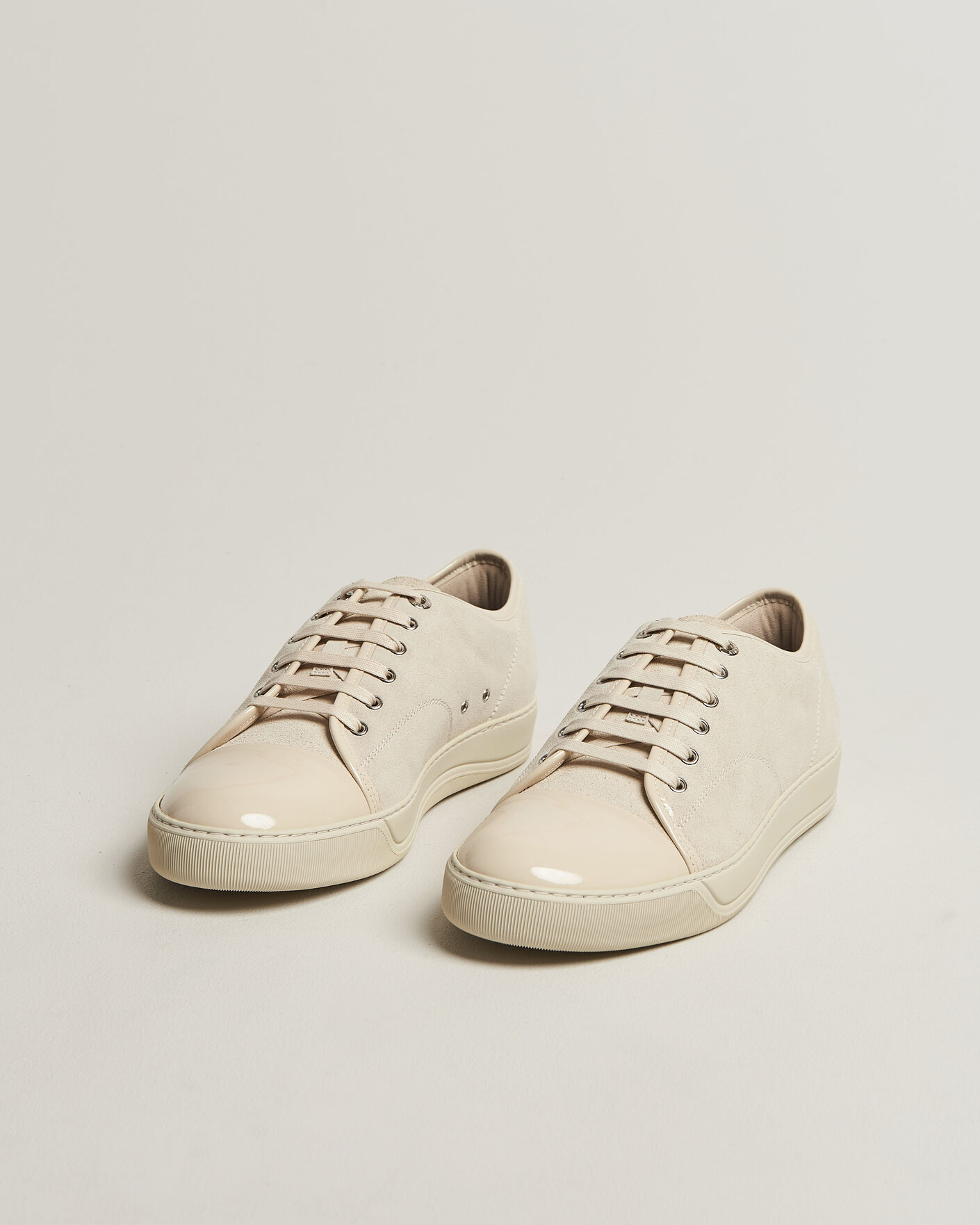 Herren | Sneaker | Lanvin | DBB1 Patent Cap Toe Sneaker Light Beige
