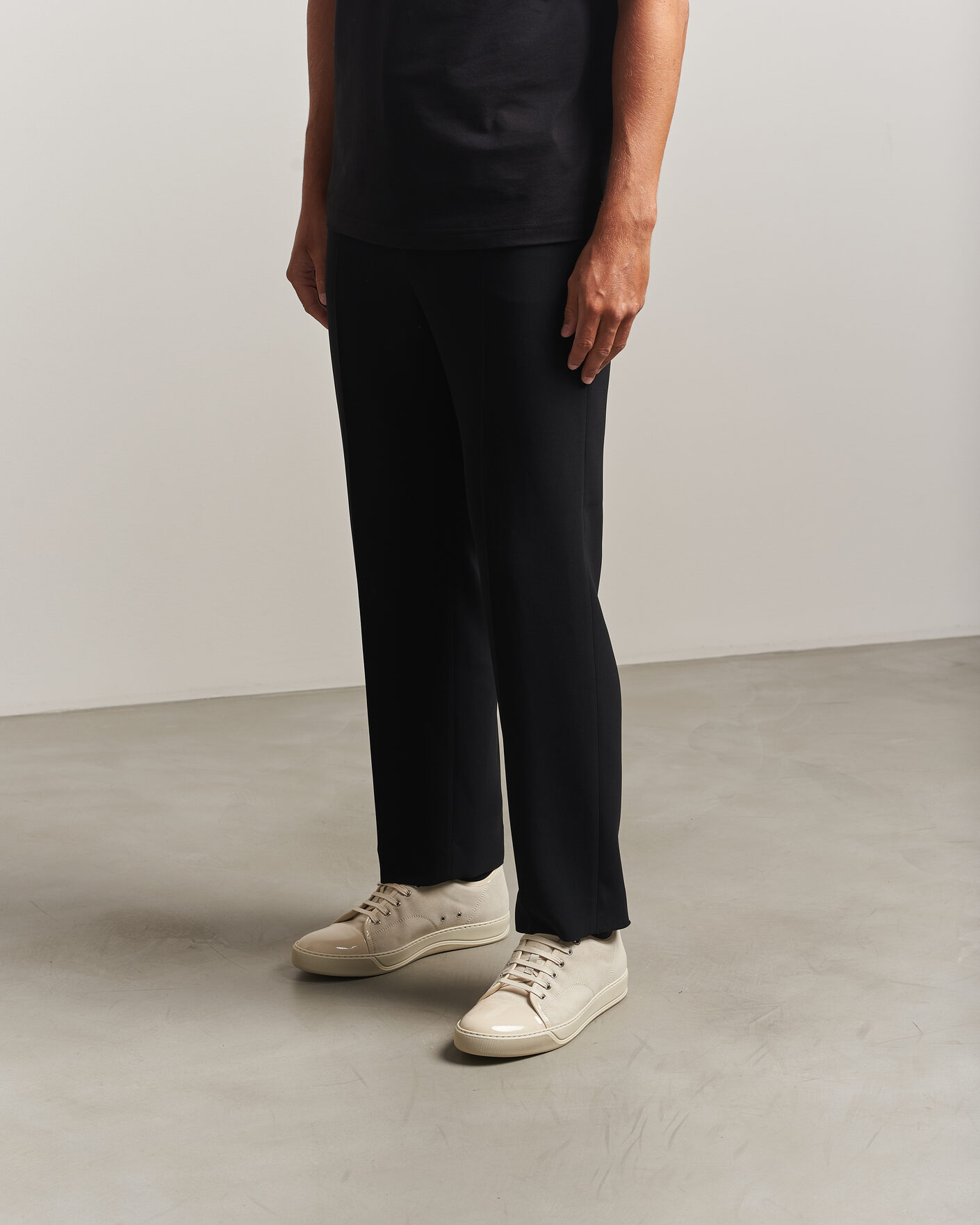 Herren | Sneaker | Lanvin | DBB1 Patent Cap Toe Sneaker Light Beige