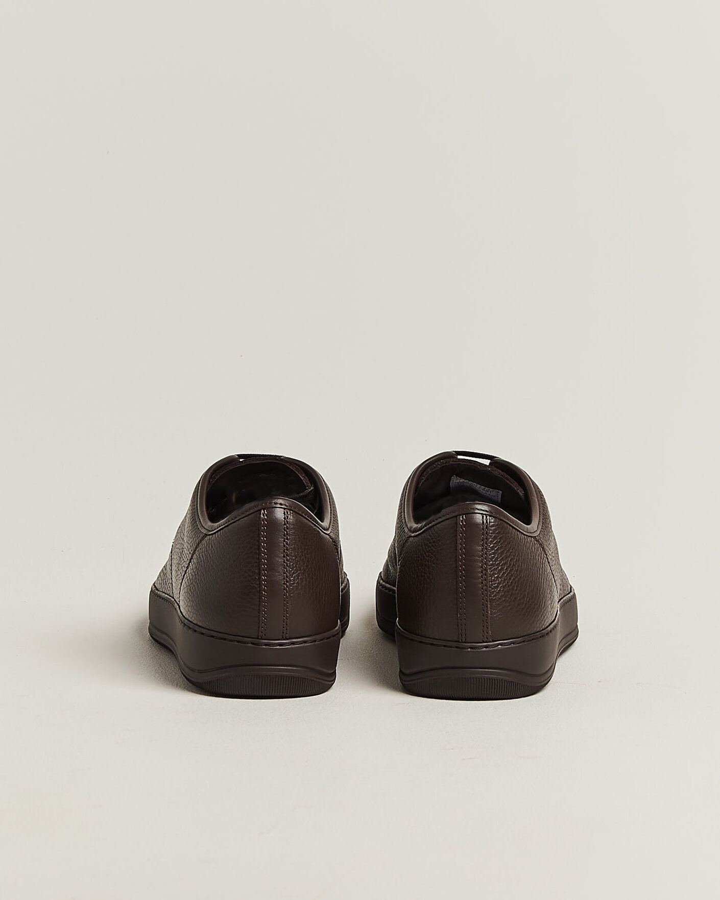 Herren | Sneaker | Lanvin | DBB1 Grain Leather Cap Toe Sneaker Brown