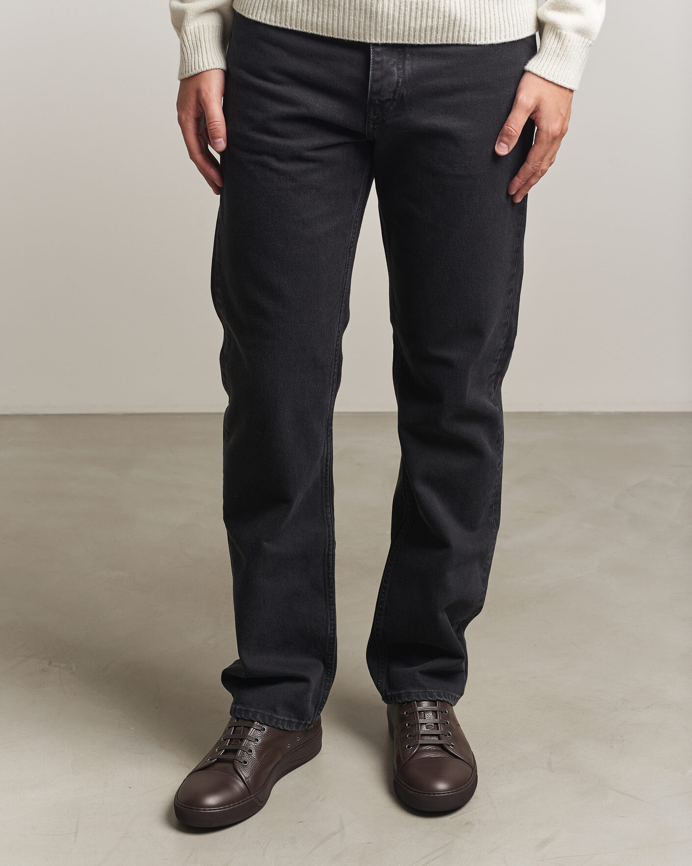 Herren | Sneaker | Lanvin | DBB1 Grain Leather Cap Toe Sneaker Brown