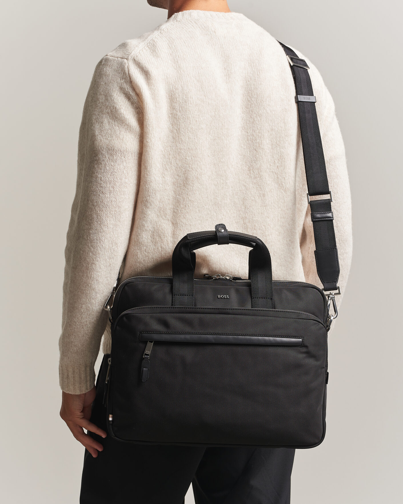 Herren | Taschen | BOSS BLACK | Highway Document Case Black