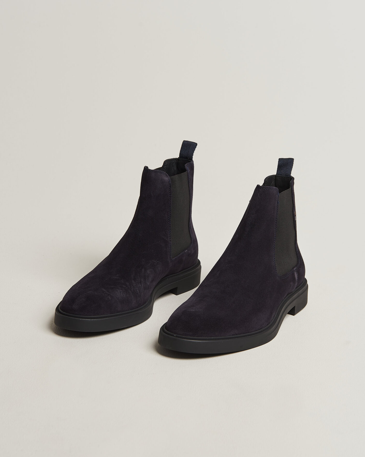 Herren | Boots | BOSS BLACK | Calev Suede Chelsea Boot Dark Blue