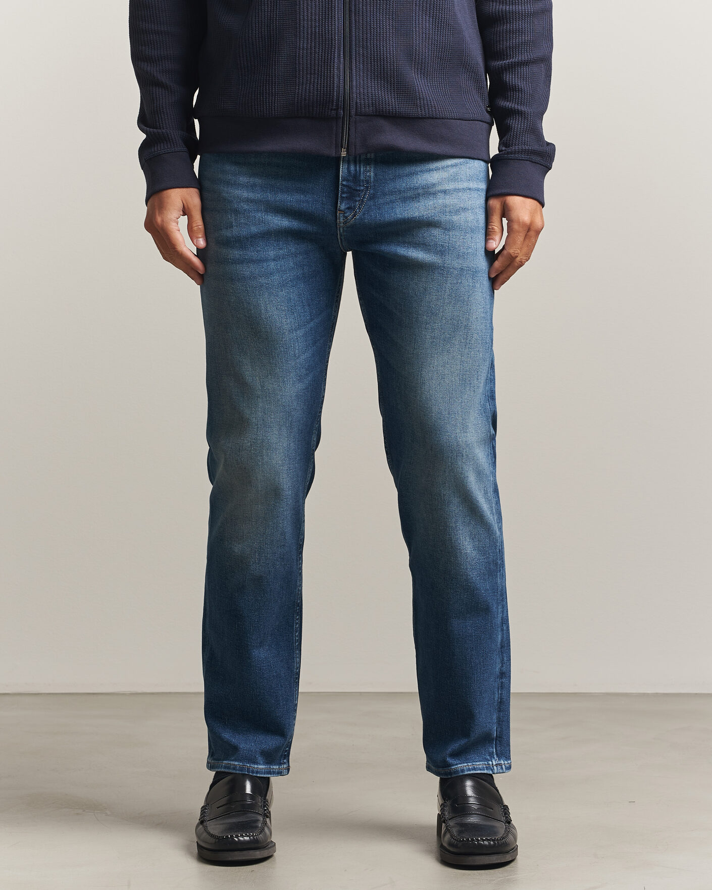 Herren | Jeans | BOSS BLACK | Ogden Regular Fit Jeans Medium Blue