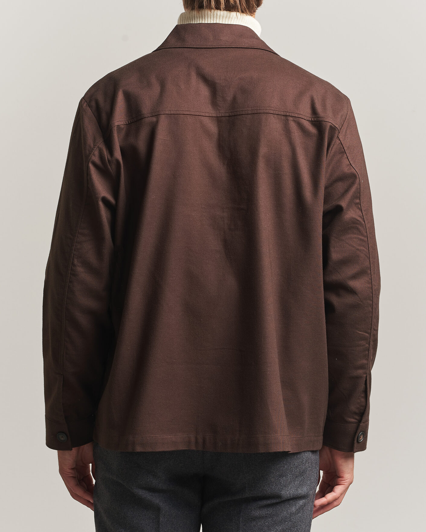 Herren | Hemden | BOSS BLACK | Cai Cotton Overshirt Dark Brown