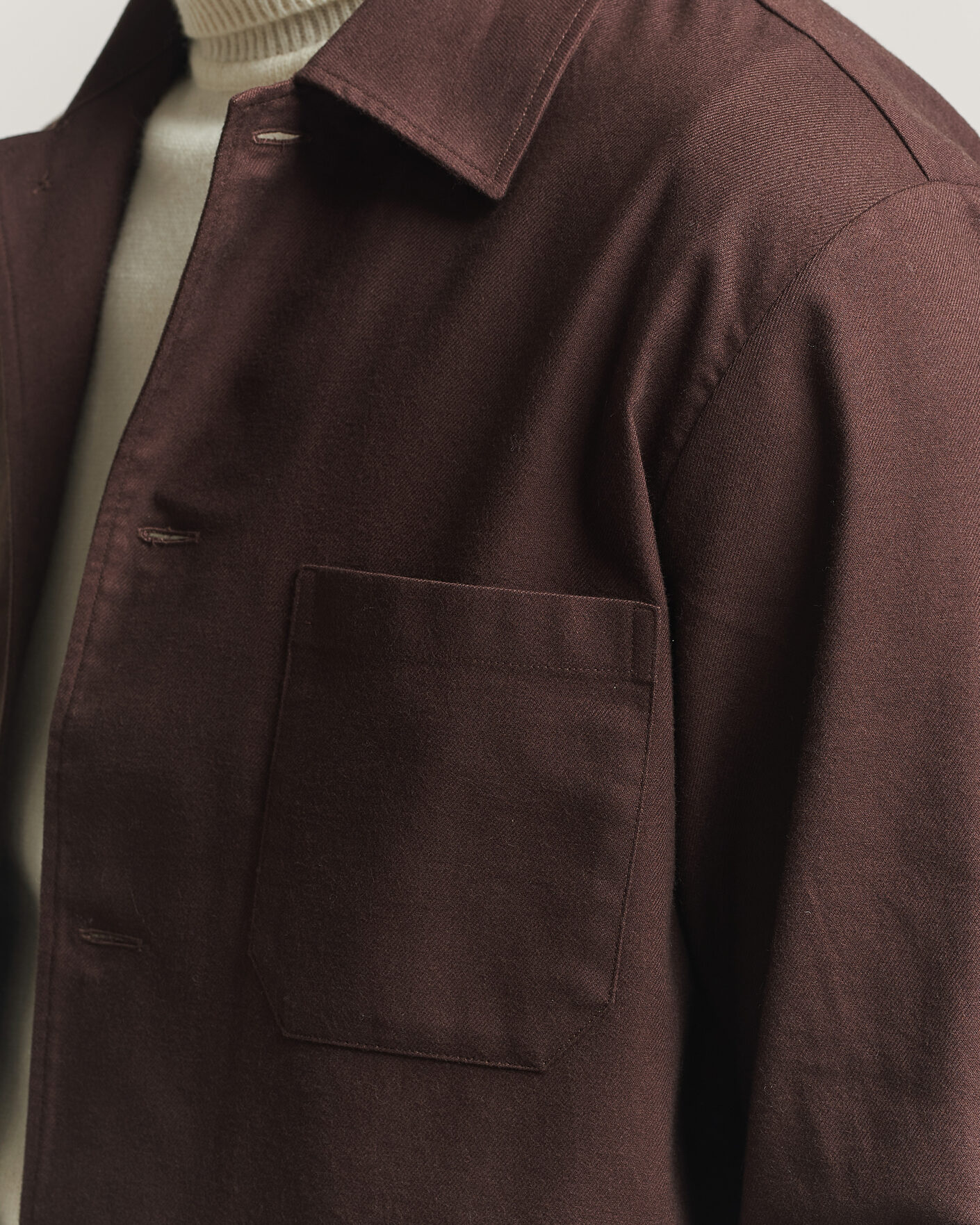 Herren | Hemden | BOSS BLACK | Cai Cotton Overshirt Dark Brown