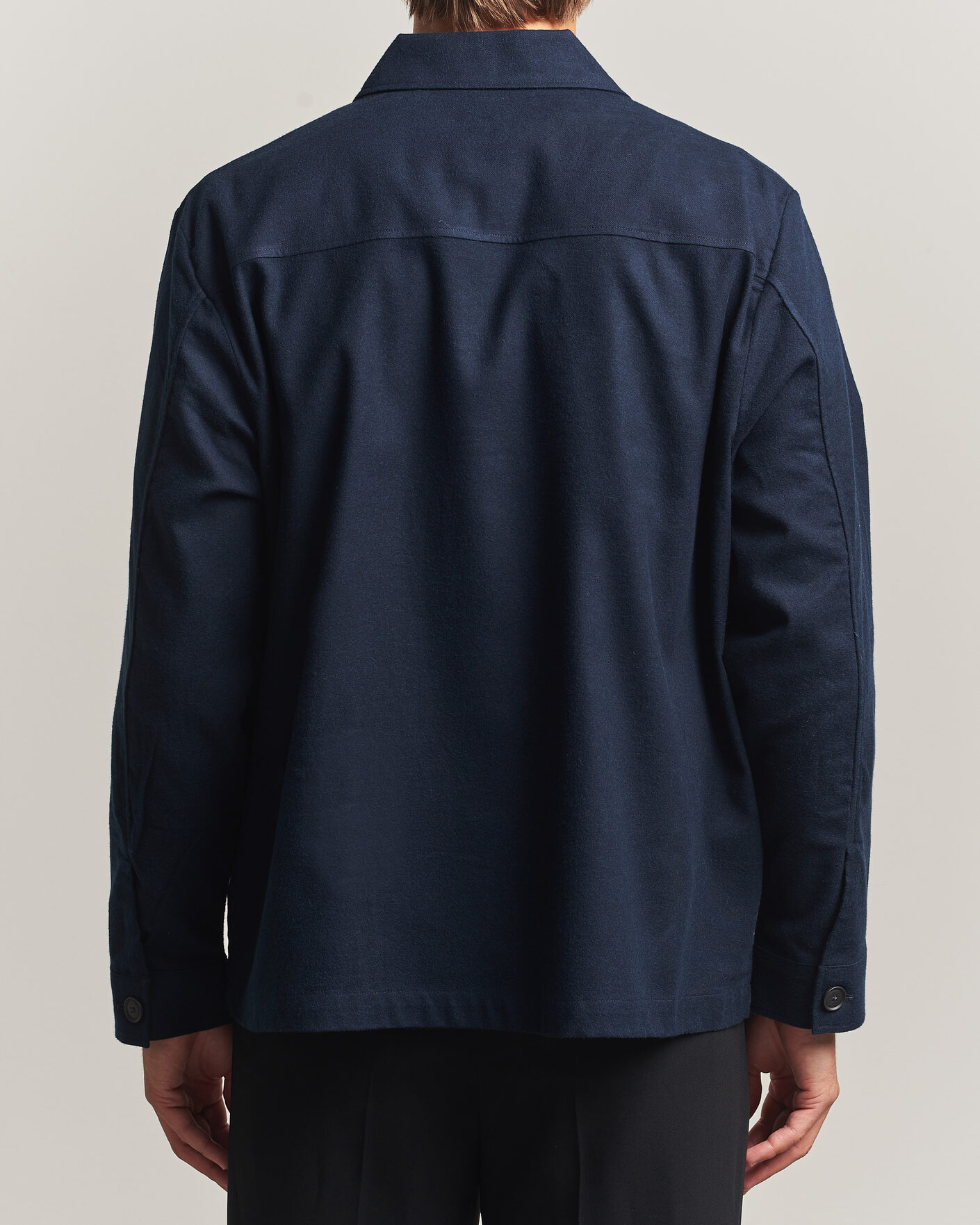 Herren | Hemden | BOSS BLACK | Cai Cotton Overshirt Dark Blue