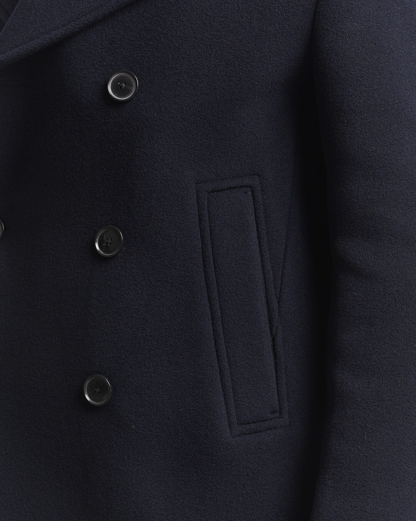 Herren | Jacken | BOSS BLACK | Hyde Wool Peacoat Dark Blue