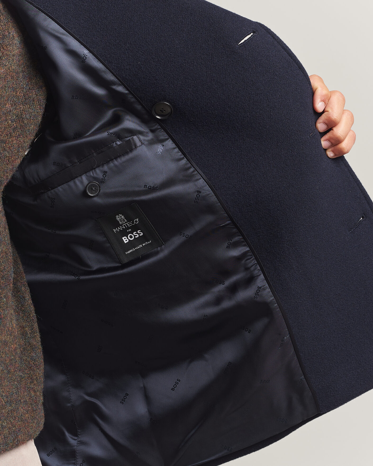Herren | Jacken | BOSS BLACK | Hyde Wool Peacoat Dark Blue