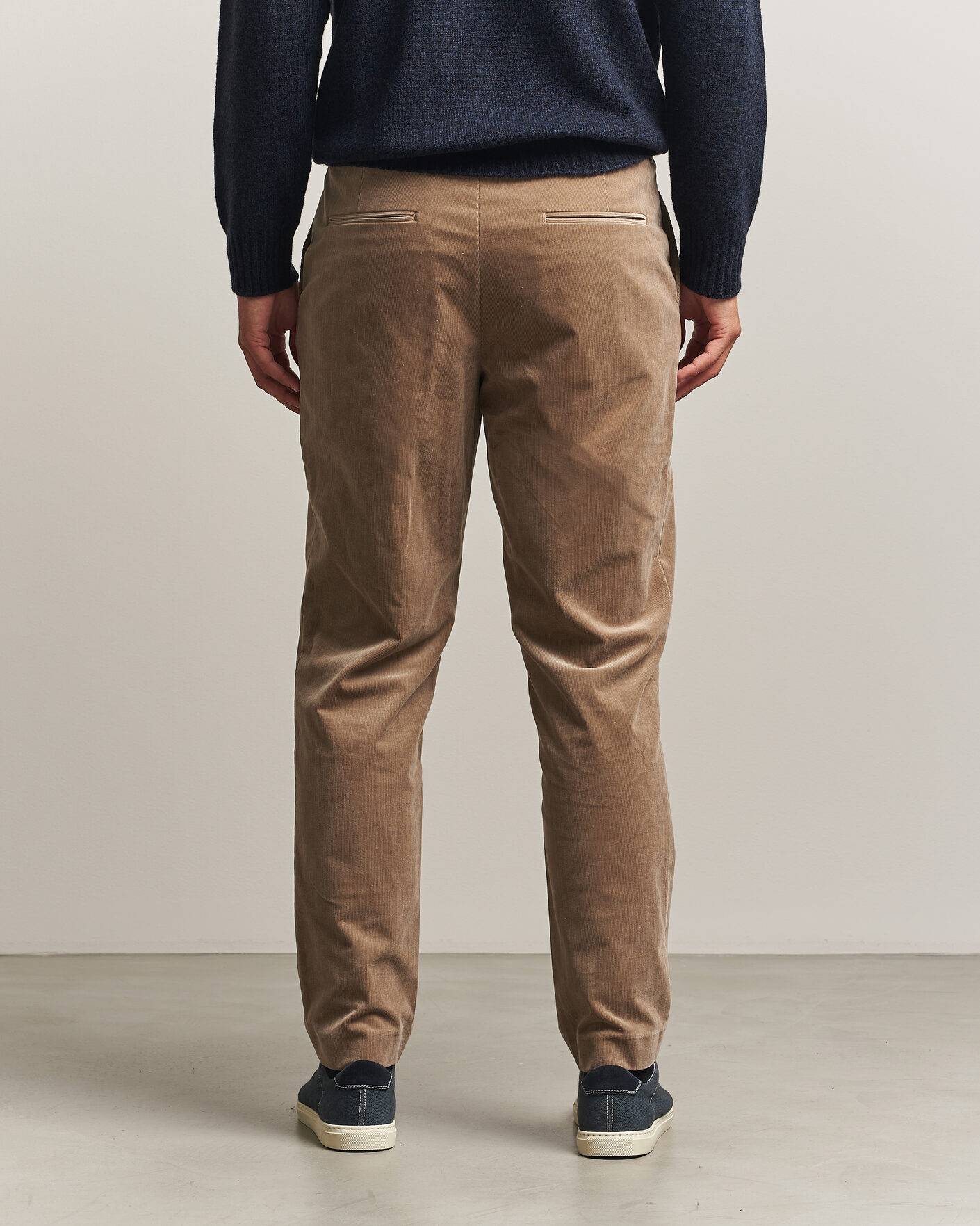 Herren | Hosen | BOSS BLACK | Perin Corduroy Drawstring Trousers Open Brown