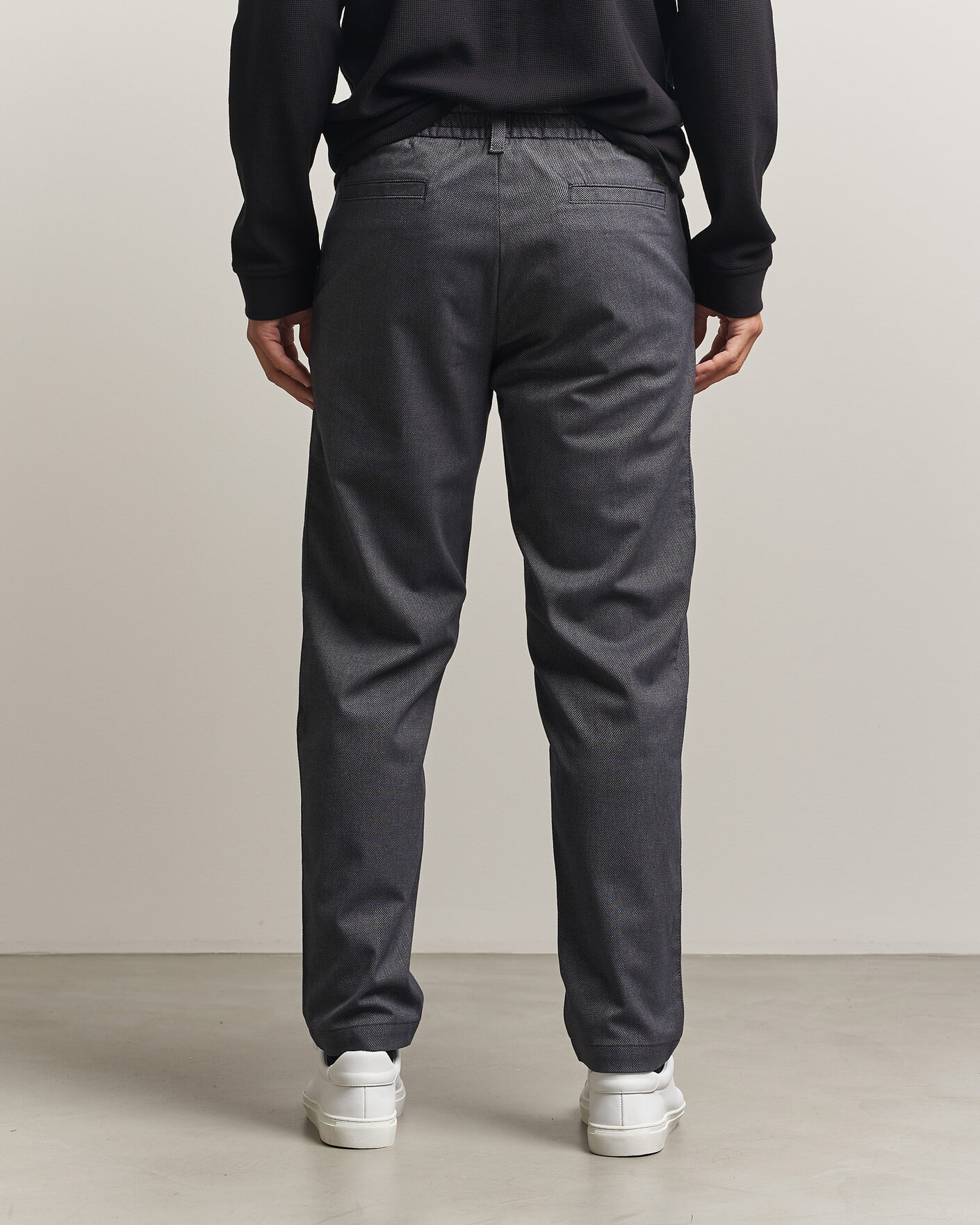 Herren | Hosen | BOSS ORANGE | Tapered Fit Drawstring Chino Dark Grey