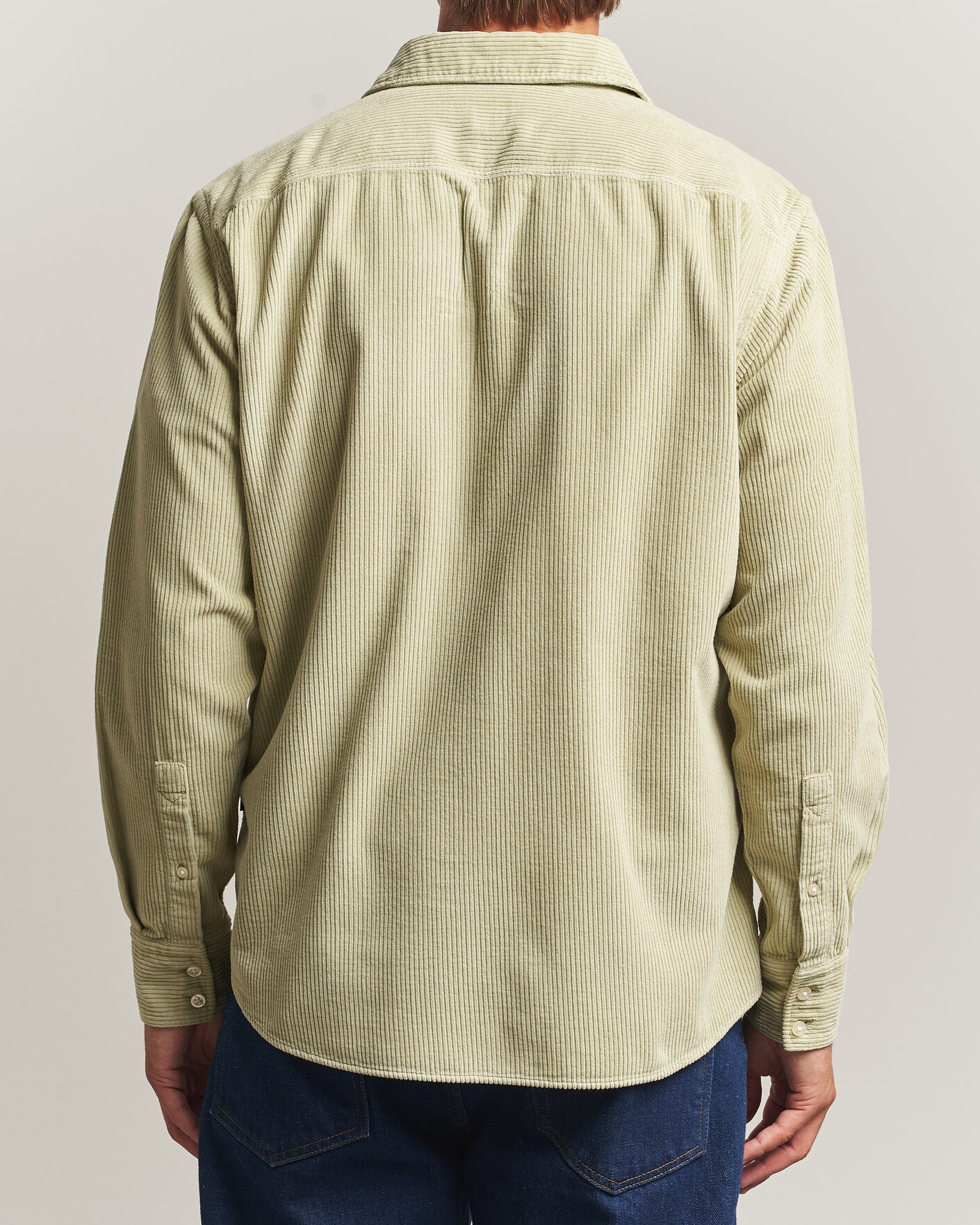 Herren | Hemden | BOSS ORANGE | Relegant Corduroy Shirt Open Green