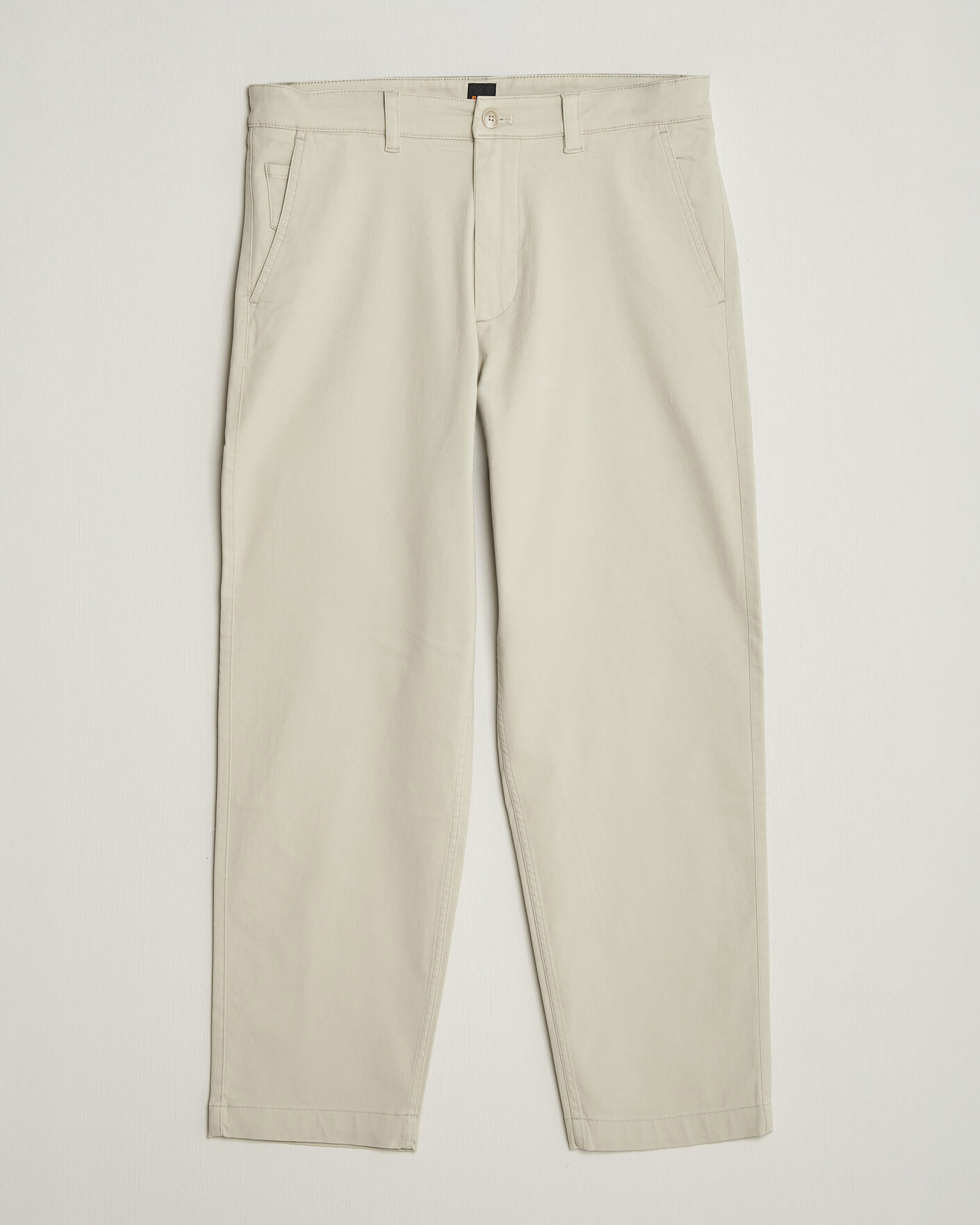 Herren | Hosen | BOSS ORANGE | Cotton Chino Light Beige