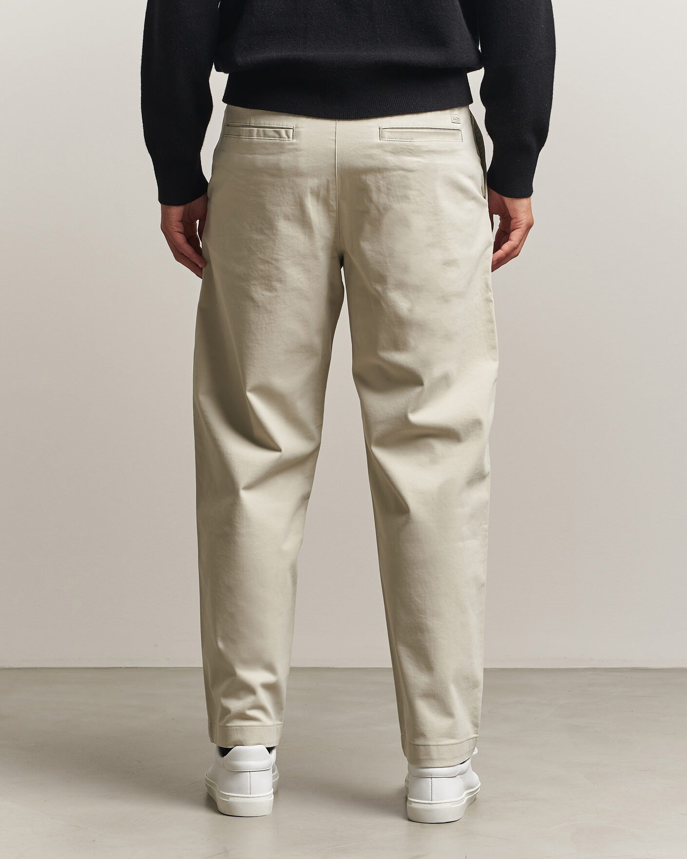 Herren | Hosen | BOSS ORANGE | Cotton Chino Light Beige
