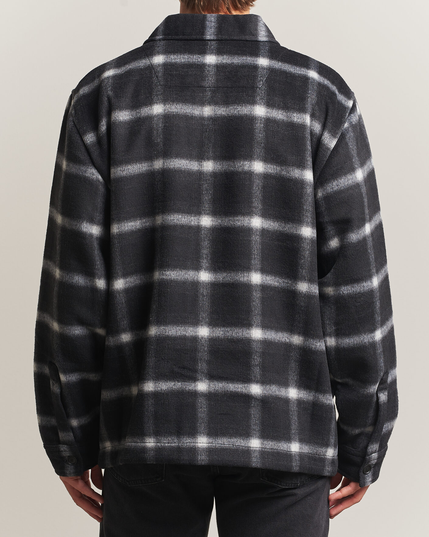 Herren | Jacken | BOSS ORANGE | Losky Flannel Checked Overshirt Black