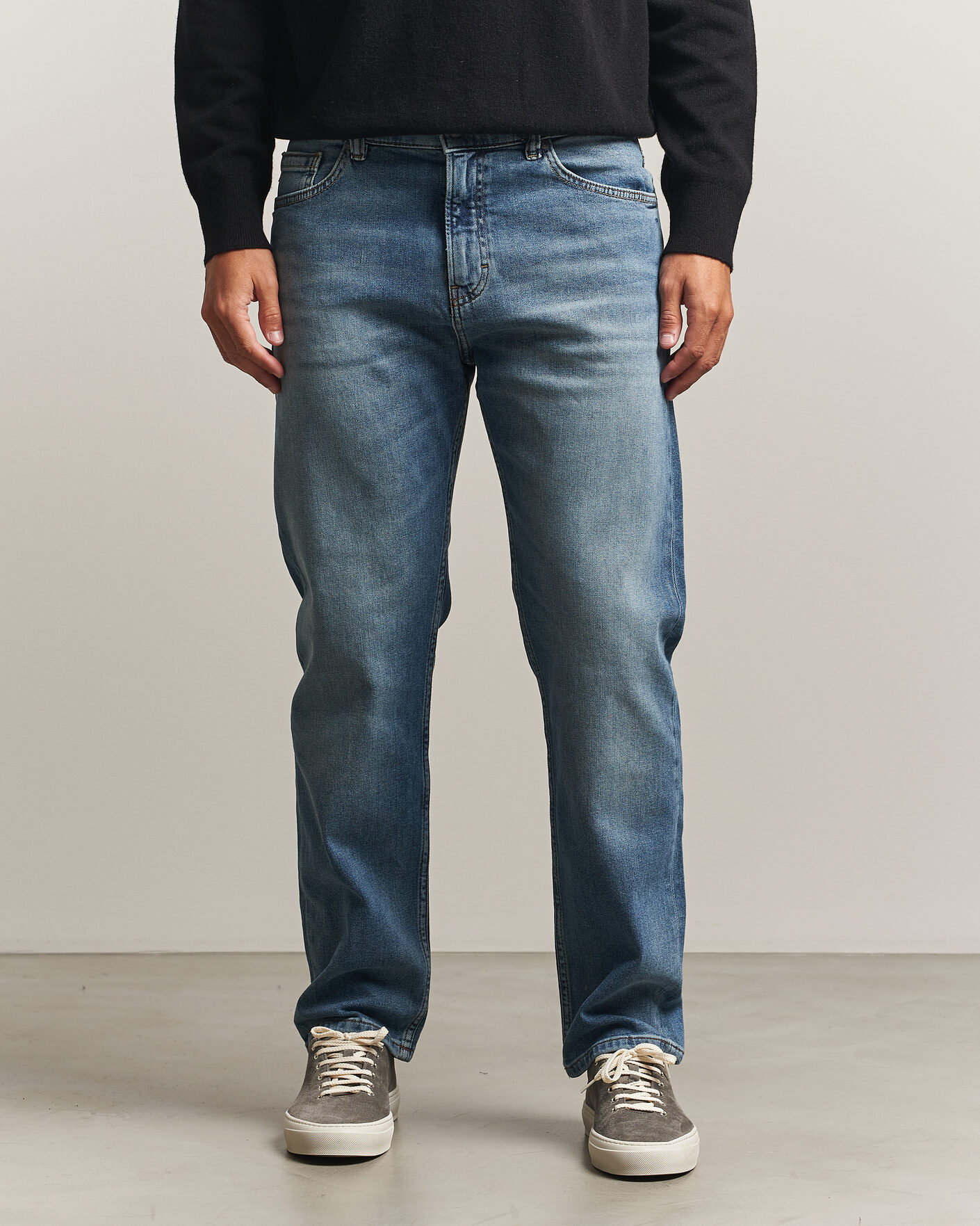 Herren | Jeans | BOSS ORANGE | Ogden Regular Fit Jeans Medium Blue
