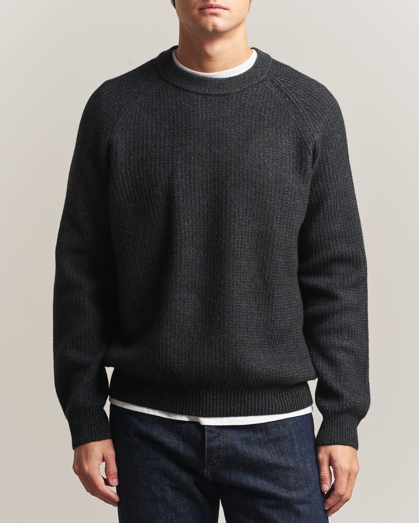Herren | Pullover | BOSS ORANGE | Kepler Wool Knitted Sweater Black
