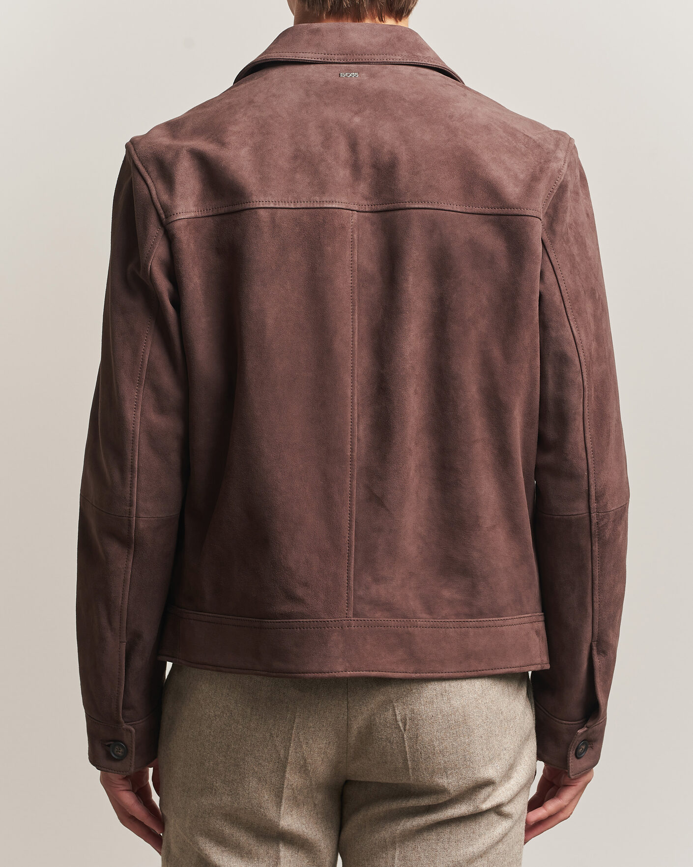 Herren | Jacken | BOSS BLACK | Malbano Suede Jacket Dark Brown