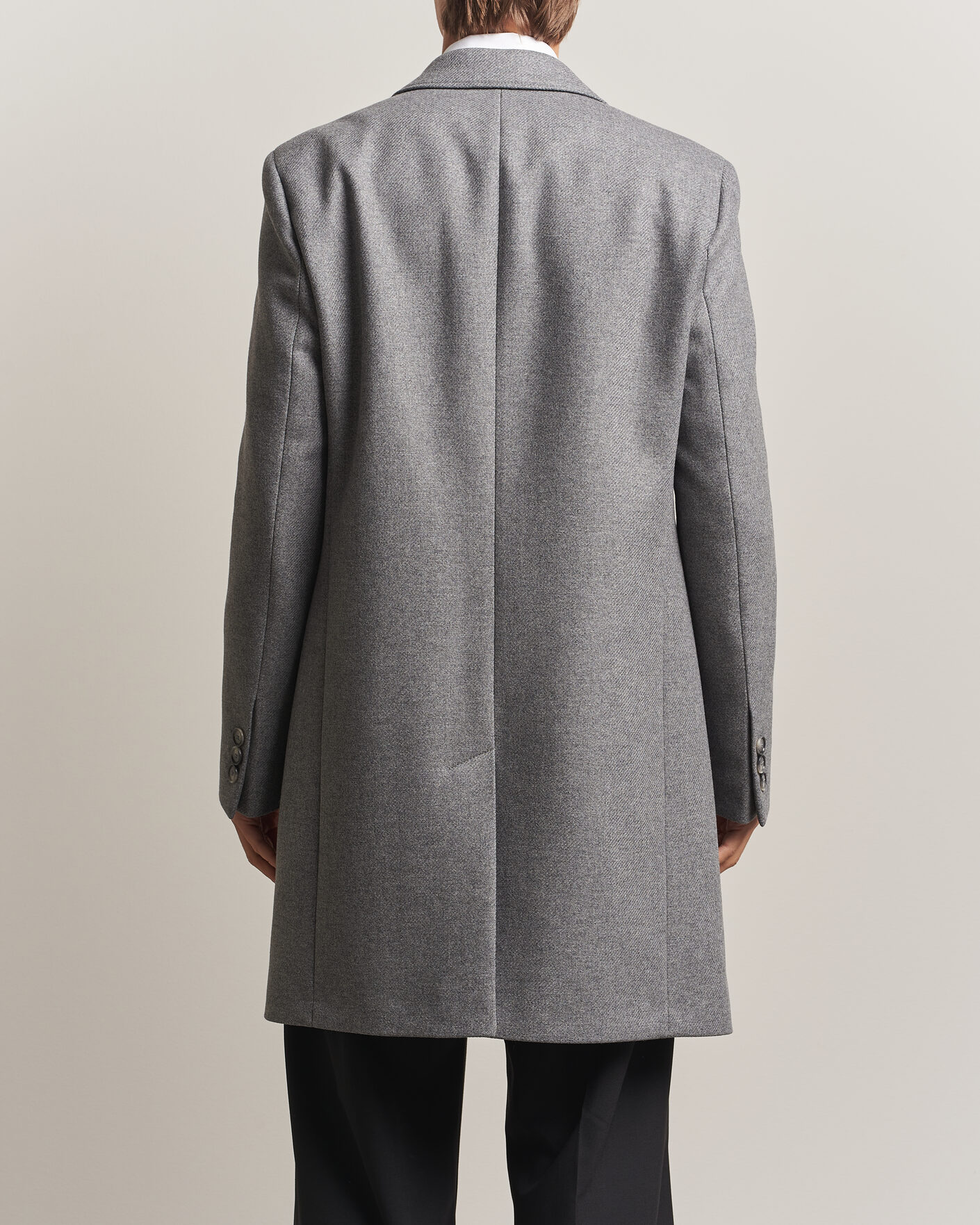 Herren | Jacken | BOSS BLACK | Hyde Wool Coat Medium Grey