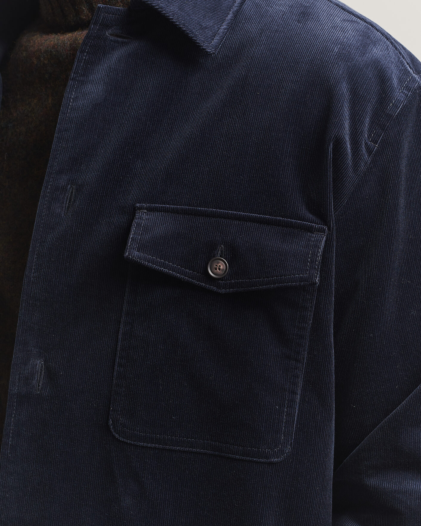 Herren | Hemden | BOSS BLACK | Carper Corduroy Overshirt Dark Blue