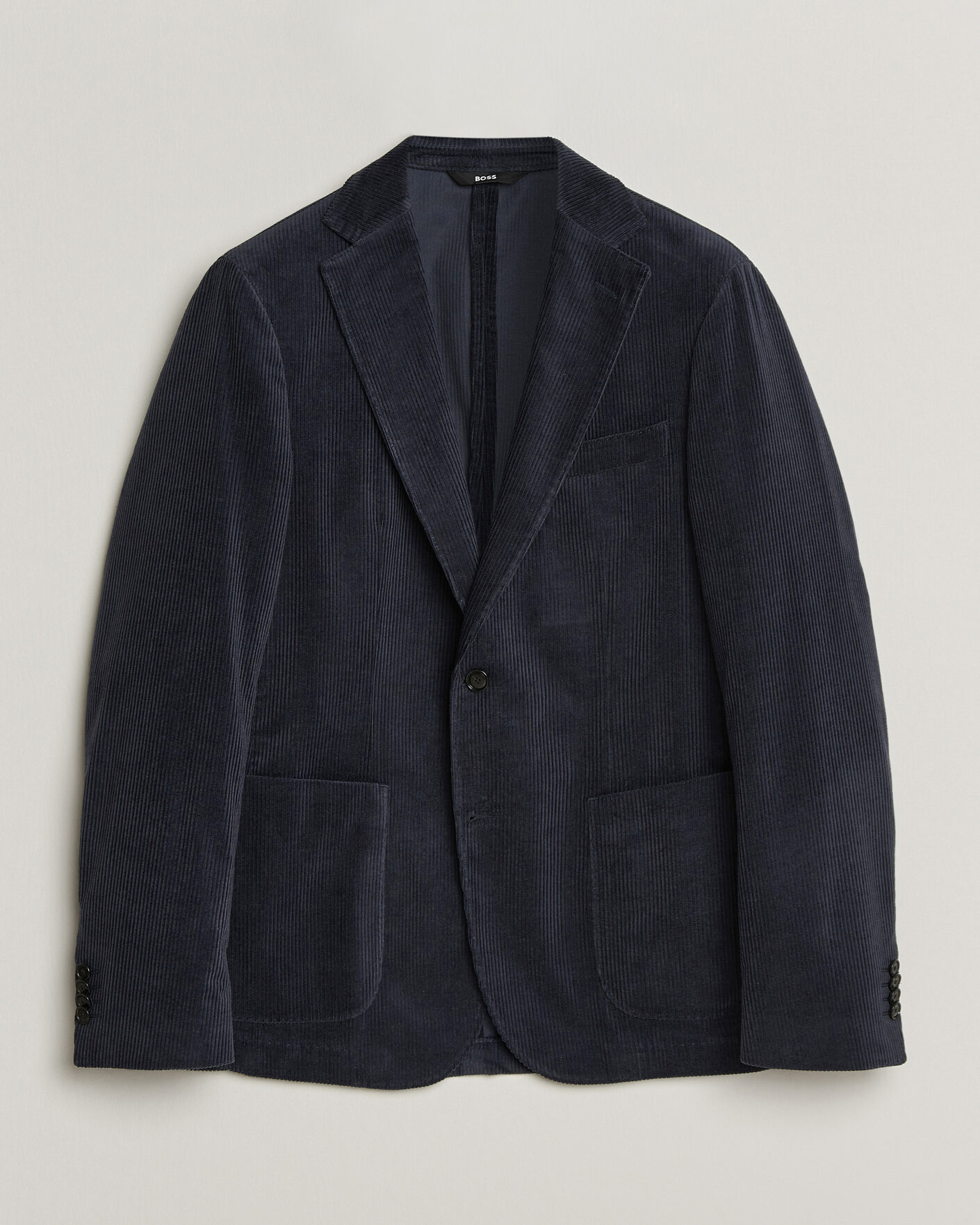 Herren | Sakkos | BOSS BLACK | Hanry Corduroy Suit Blazer Open Blue