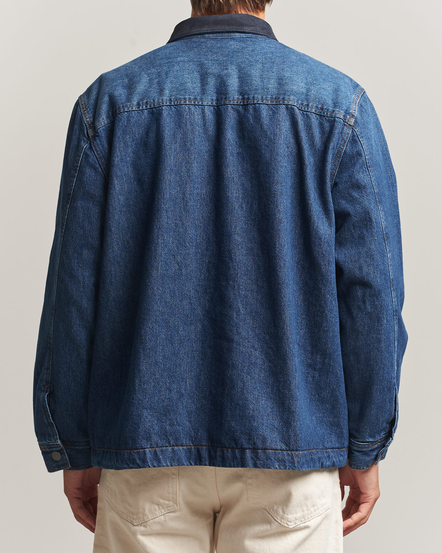 Herren | Hemden | BOSS ORANGE | Laredo Denim Overshirt Navy