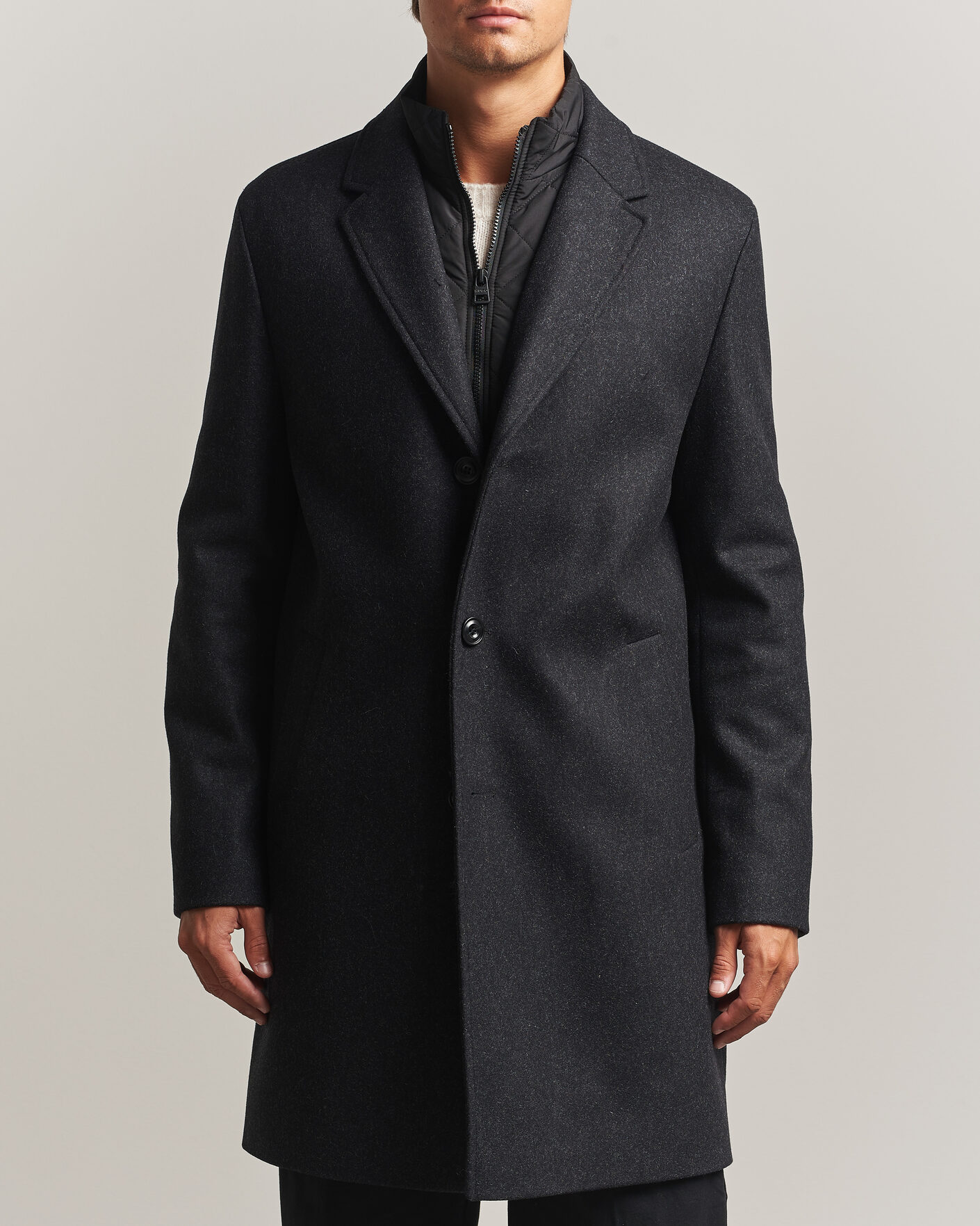 Herren | Jacken | HUGO | Milogan Bib Coat Black