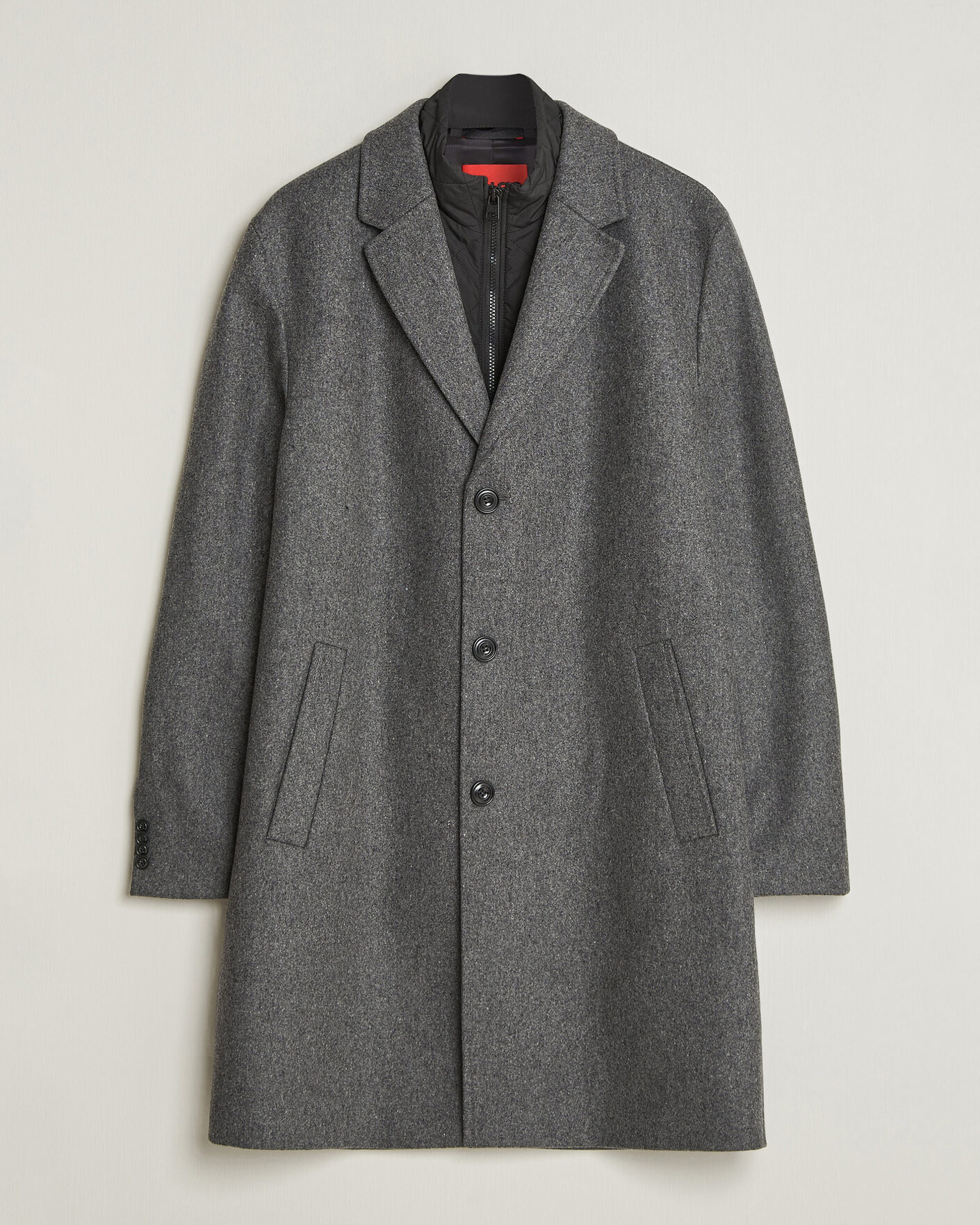 Herren | Jacken | HUGO | Milogan Bib Coat Dark Grey