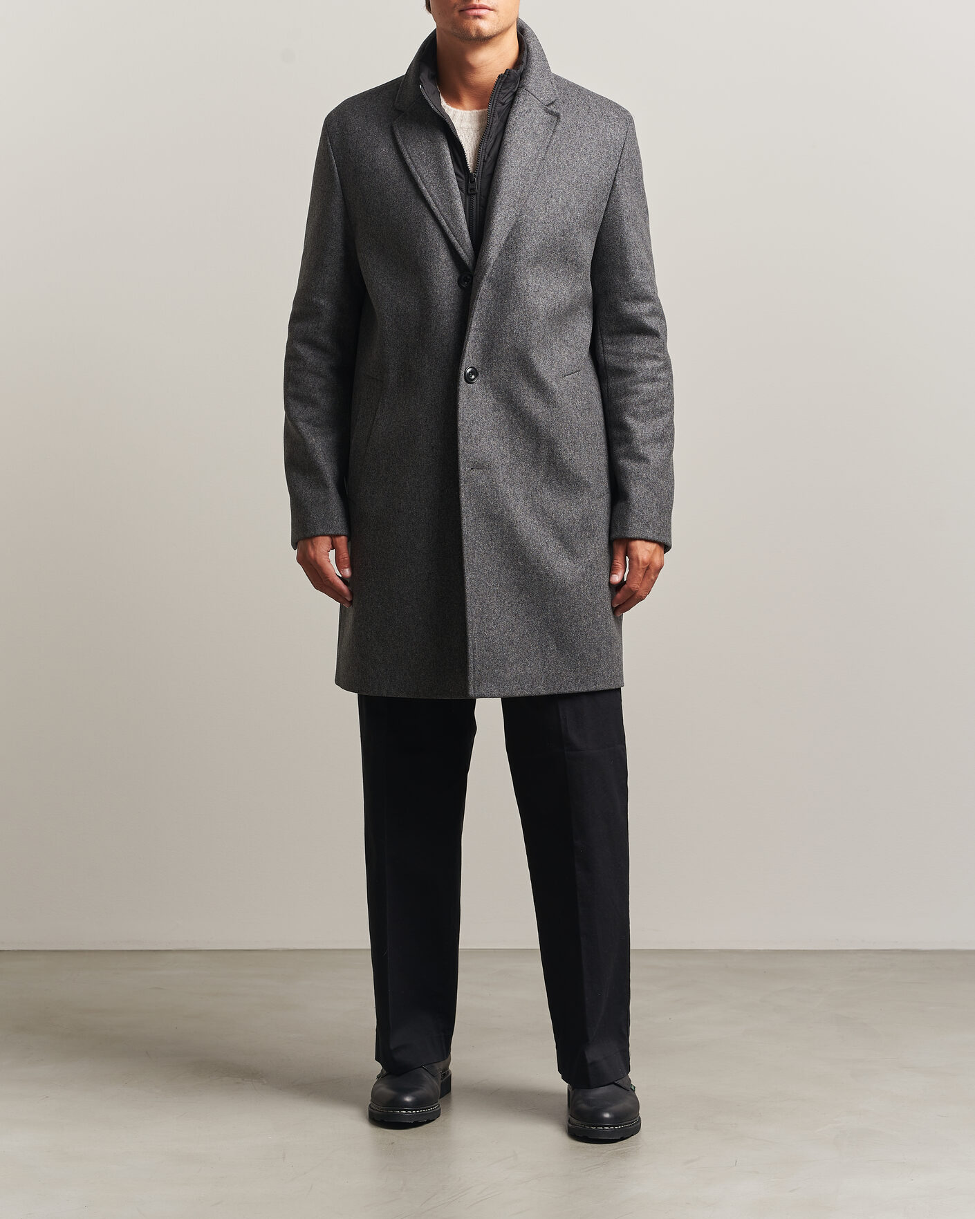 Herren | Jacken | HUGO | Milogan Bib Coat Dark Grey