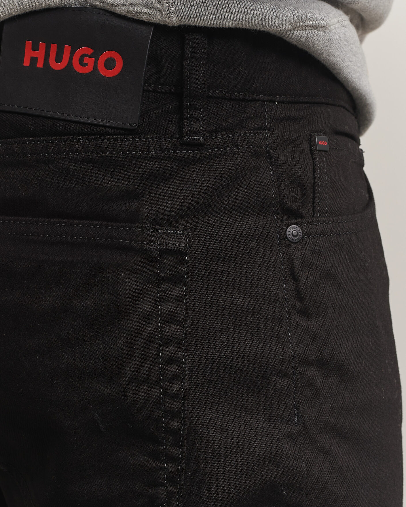 Herren | Jeans | HUGO | 840 Regular Fit Jeans Black