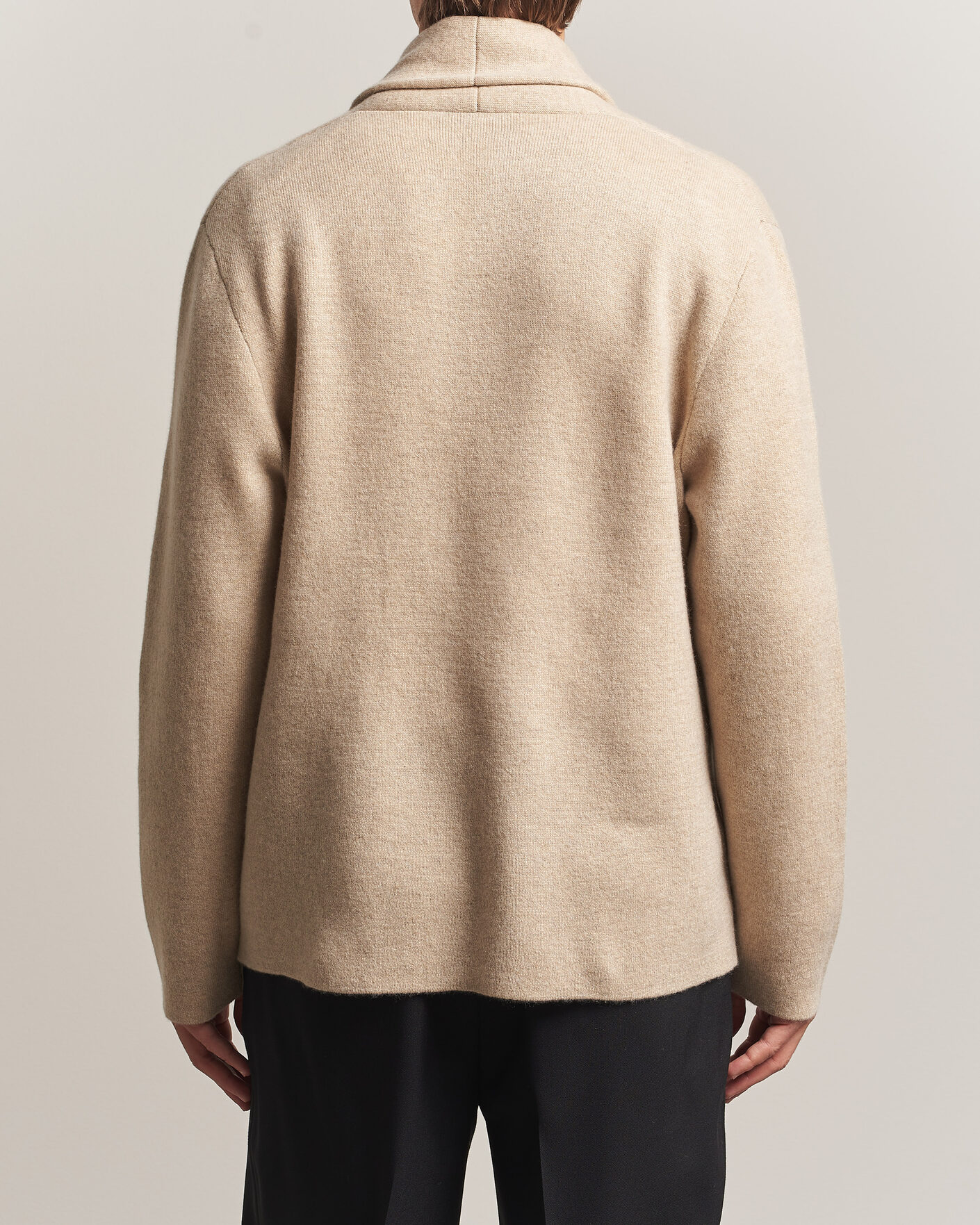 Herren | Pullover | BOSS CAMEL | Fenturo Wool Knitted Cardigan Light Beige