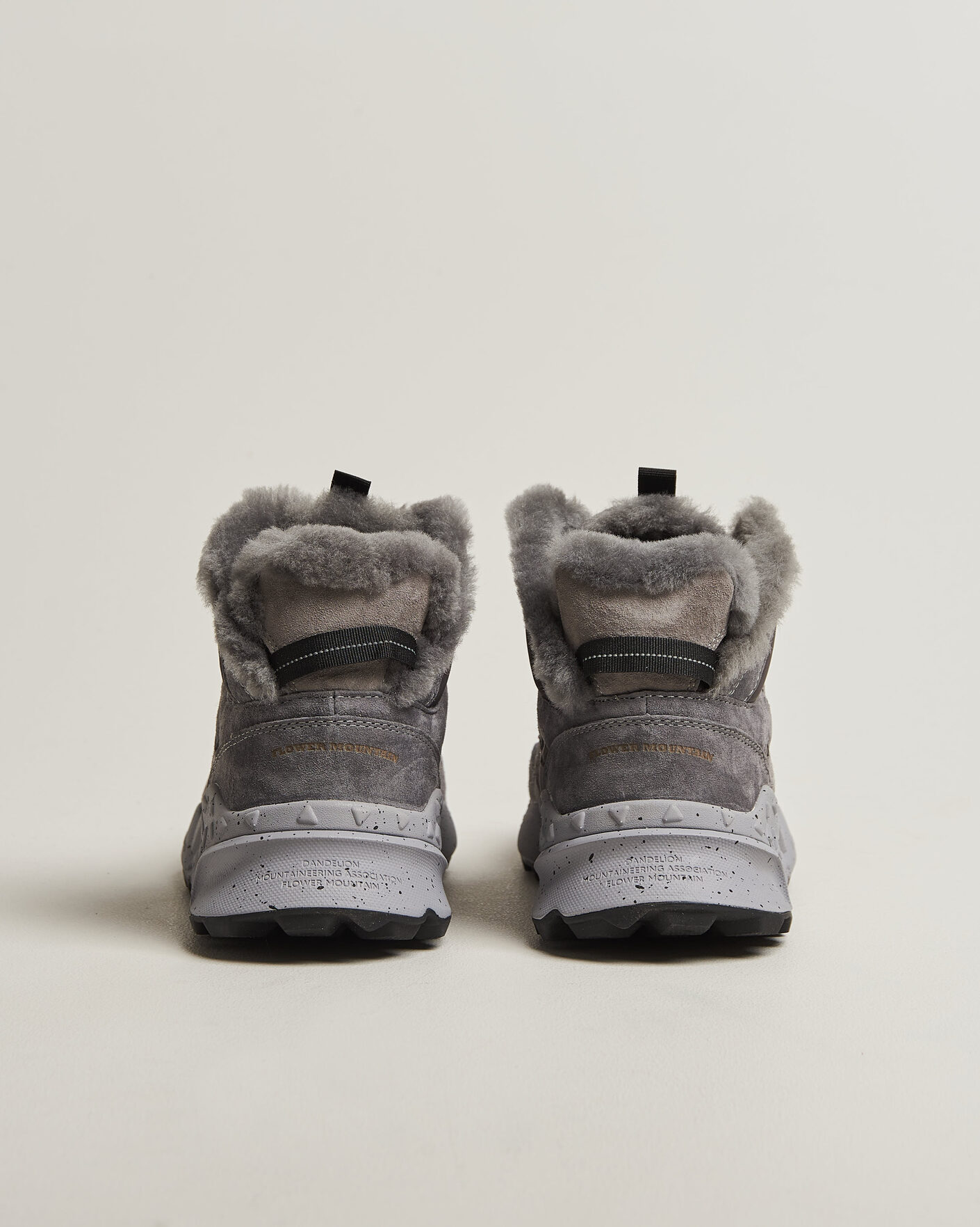 Herren | Sneaker | Flower Mountain | Yamano 3 Mid Suede/Sherling Sneaker Grey