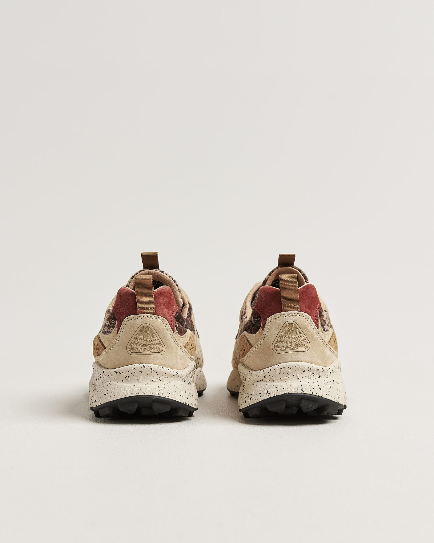 Herren | Sneaker | Flower Mountain | Yamano 3 Suede/Wool Check Sneaker Brown