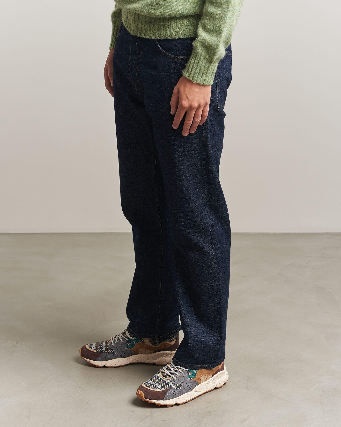 Herren | Sneaker | Flower Mountain | Yamano 3 Suede/Houndstooth Sneaker Multi