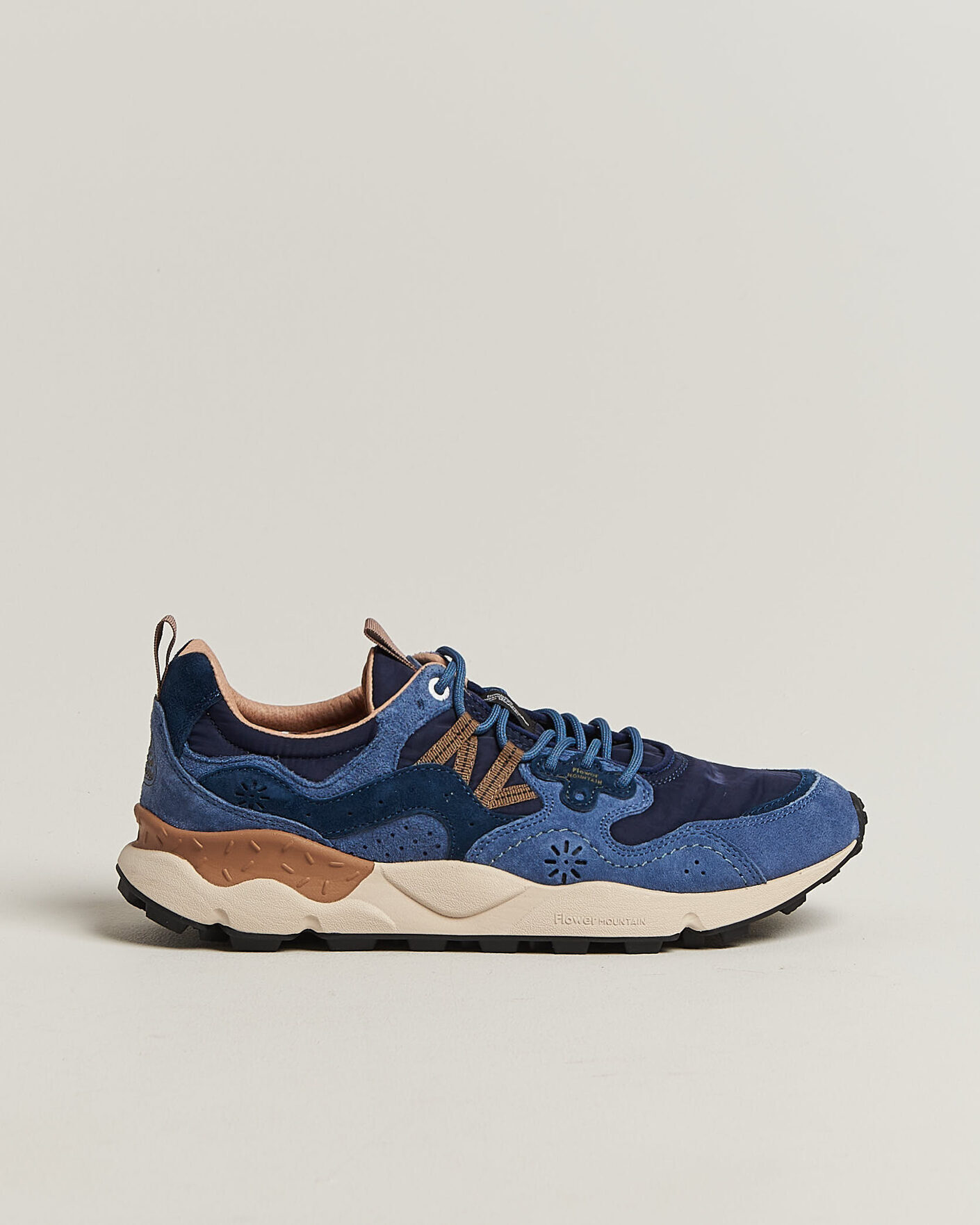 Herren | Sneaker | Flower Mountain | Yamano 3 Suede/Nylon Sneaker Navy/Blue