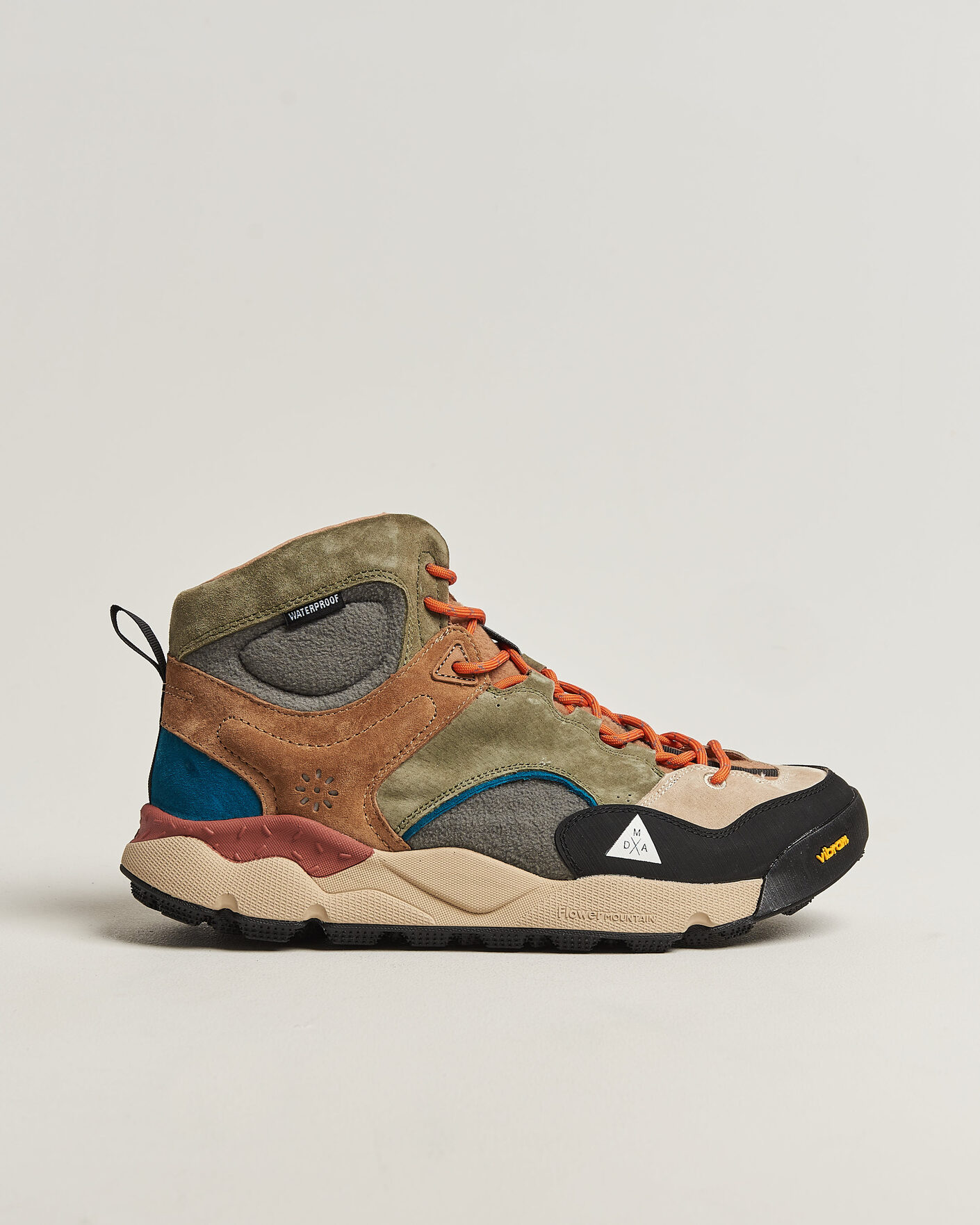 Herren | Sneaker | Flower Mountain | Back Country Mid Suede/Leather Sneaker Multi