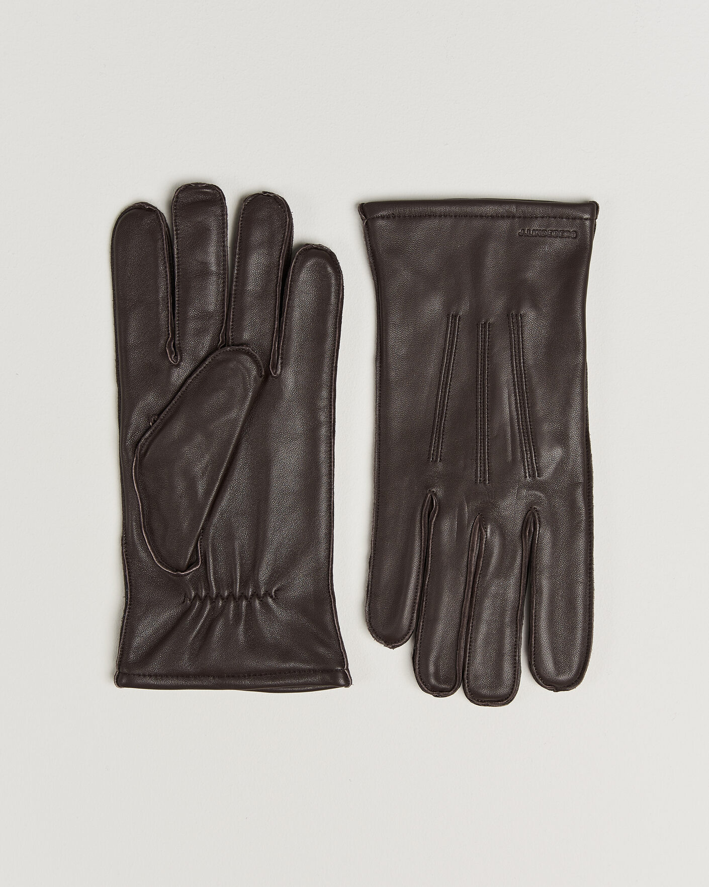 Herren | Handschuhe | J.Lindeberg | Milo Leather Glove Seal Brown