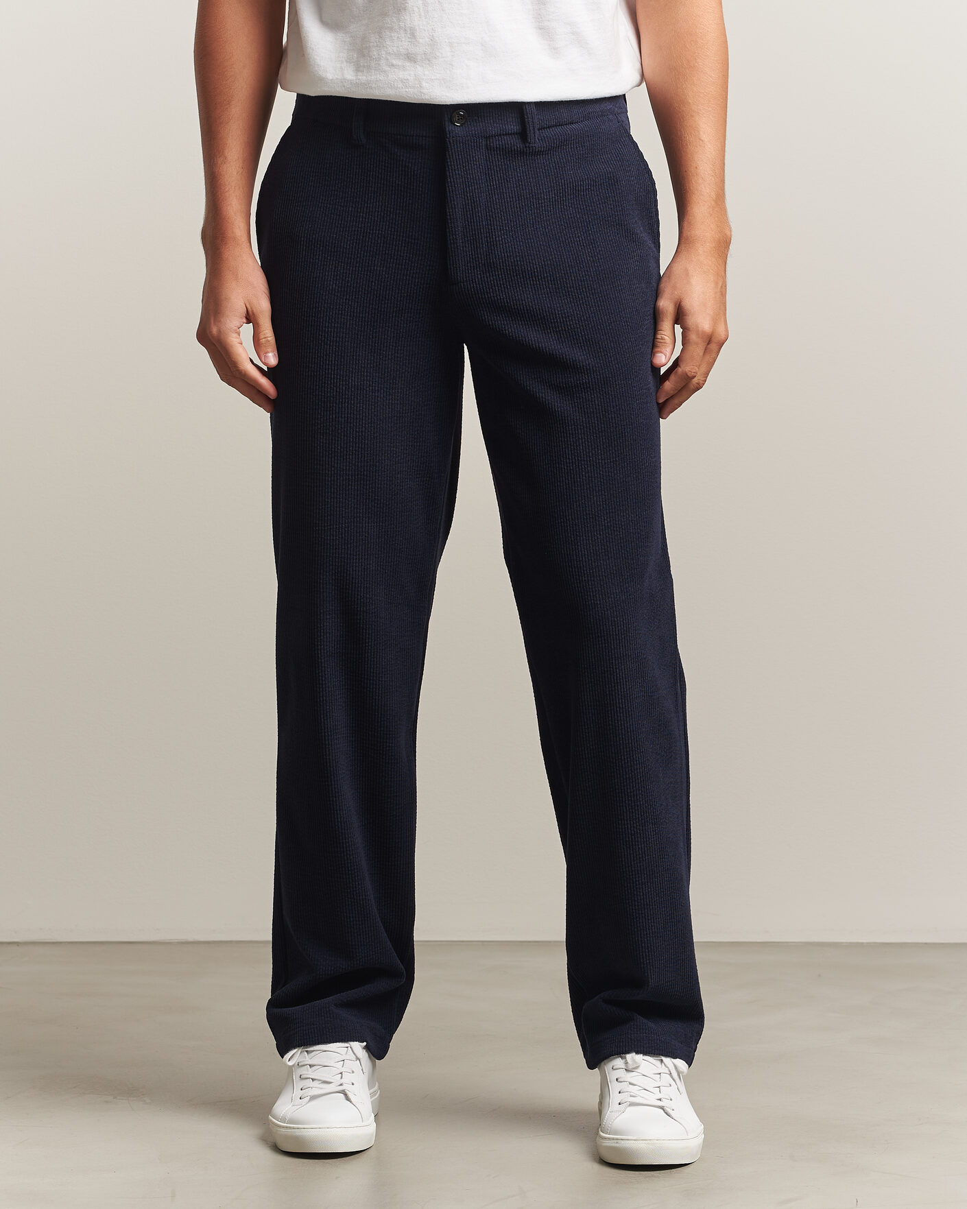 Herren | Hosen | J.Lindeberg | Logan Drape Cord Pants JL Navy