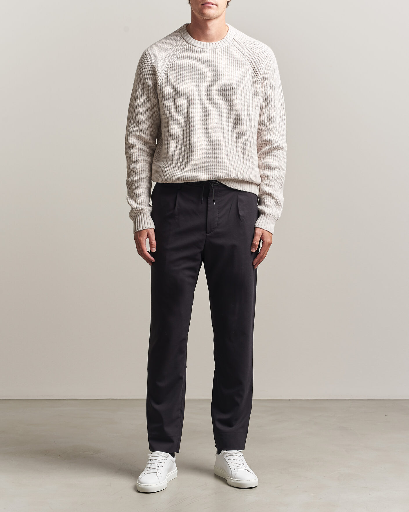 Herren | Hosen | J.Lindeberg | Harris Stretch Wool Pants Black