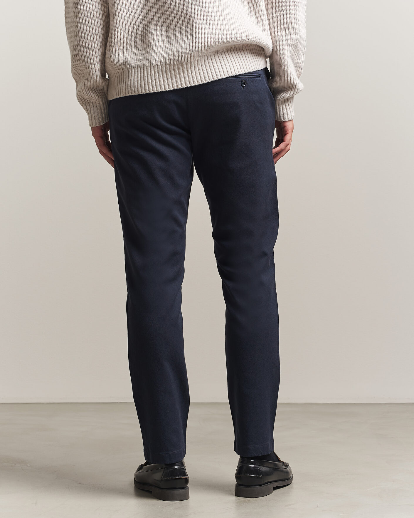 Herren | Hosen | J.Lindeberg | Chase Stretch Flannel Trousers JL Navy