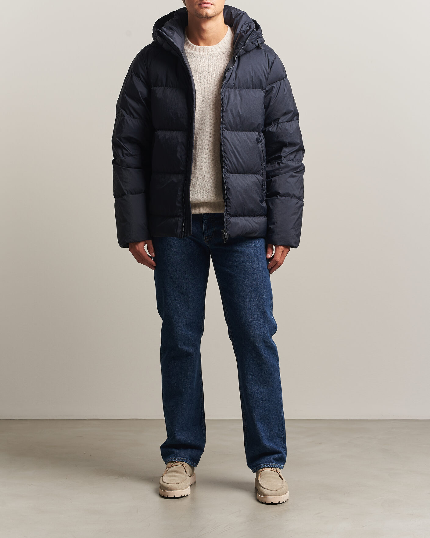 Herren | Jacken | J.Lindeberg | Daryl Crinkle Down Jacket JL Navy