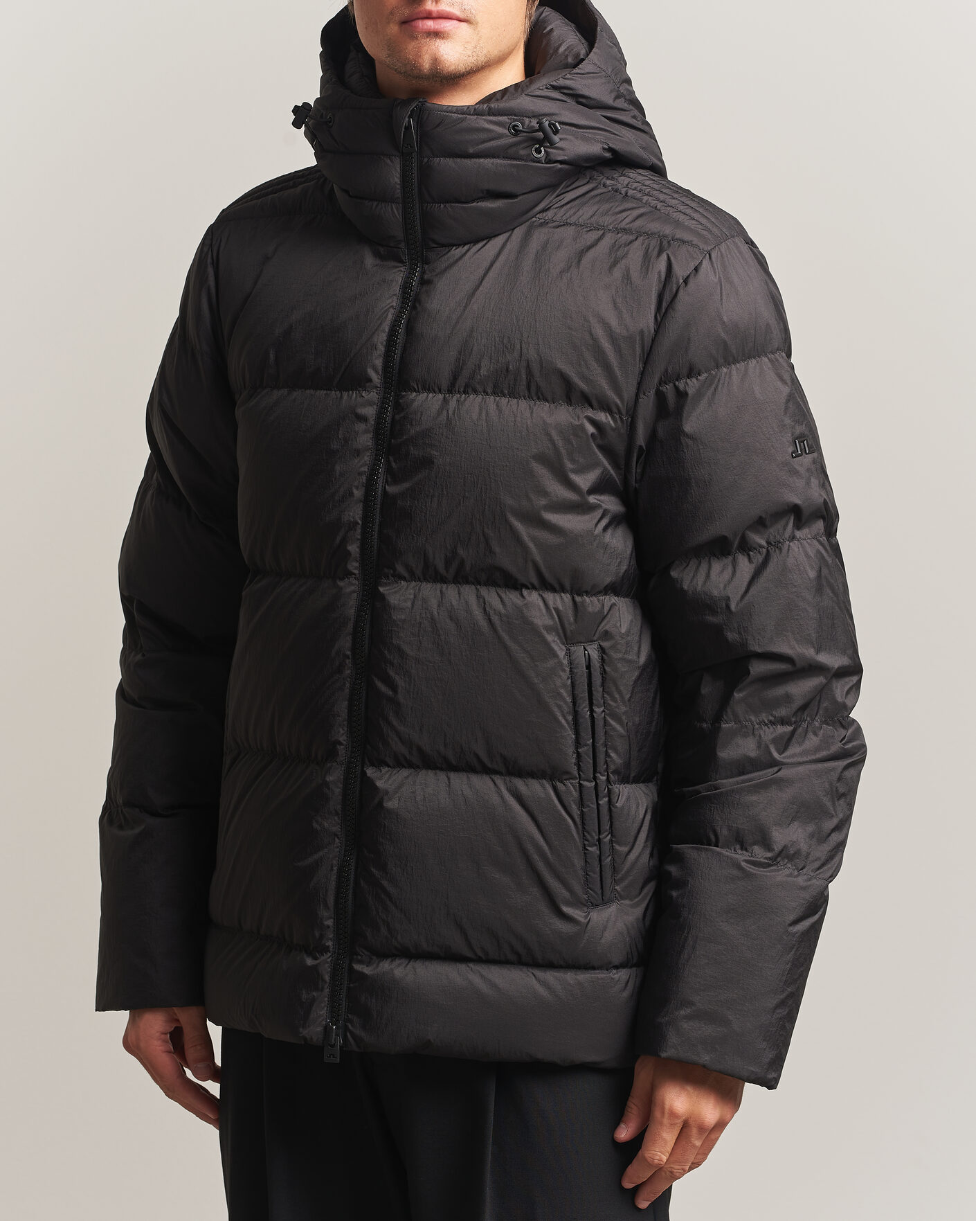 Herren | Jacken | J.Lindeberg | Daryl Crinkle Down Jacket Black
