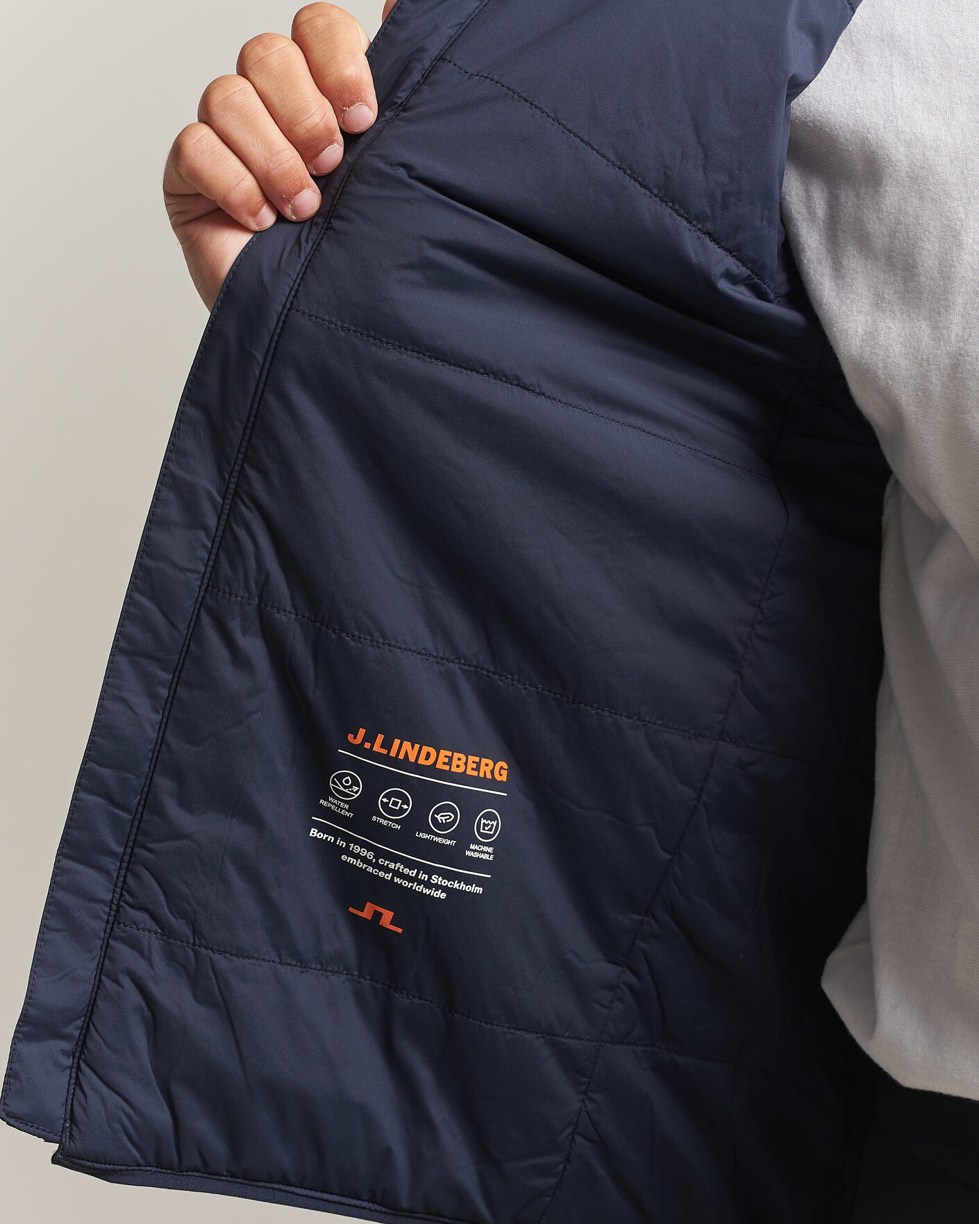 Herren | Westen | J.Lindeberg | Clinton Padded Vest JL Navy