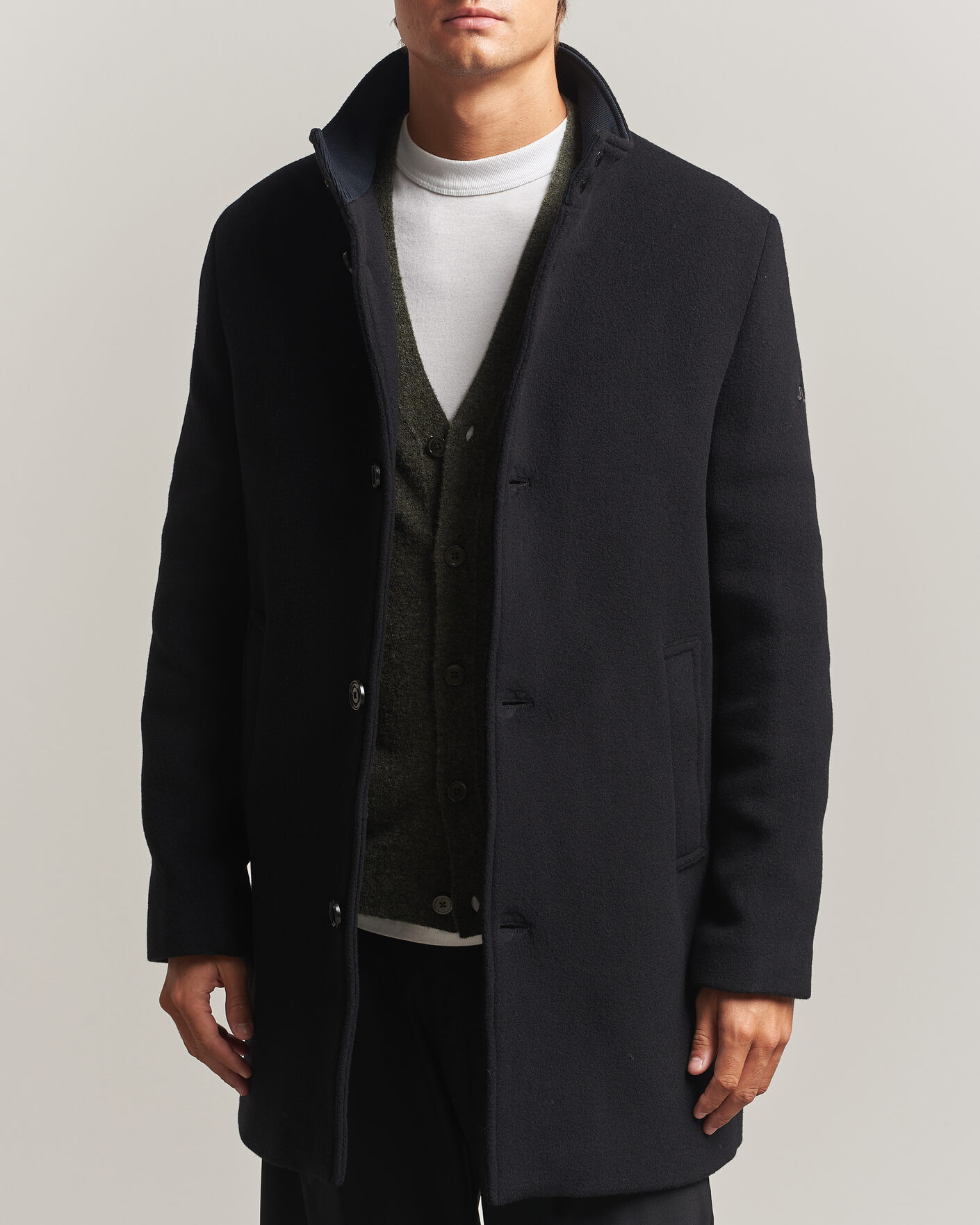 Herren | Jacken | J.Lindeberg | Lexon Wool Coat Black