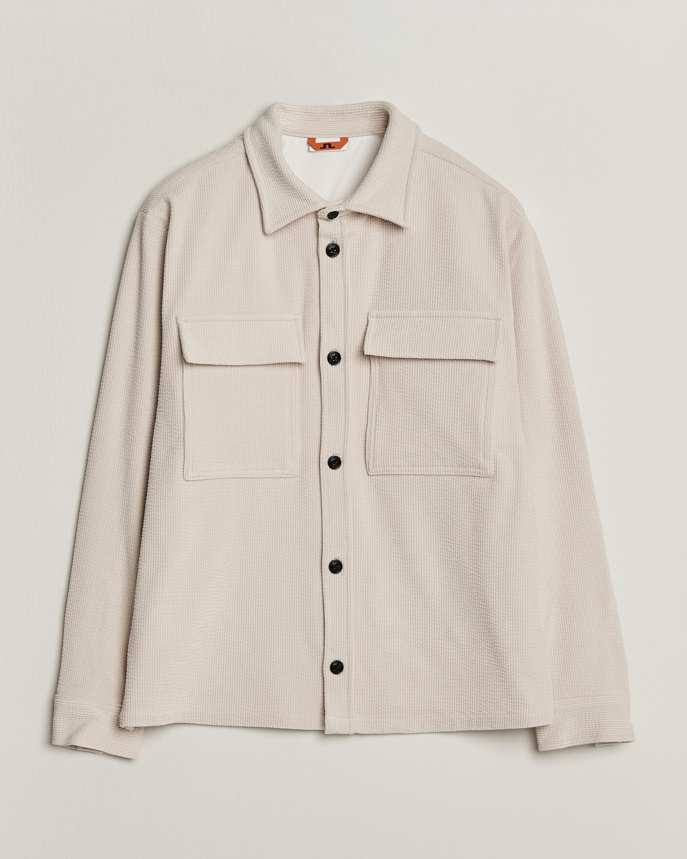 Herren | Hemden | J.Lindeberg | Finnigan Drape Cord Overshirt Moonbeam