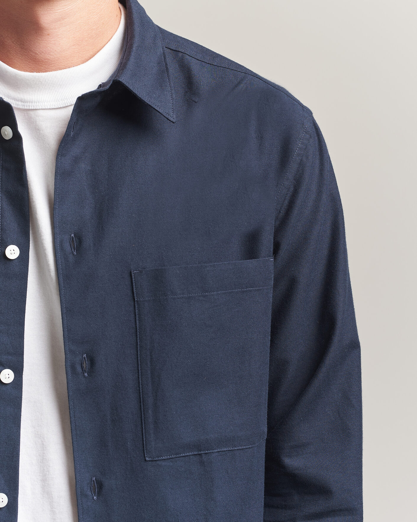 Herren | Hemden | J.Lindeberg | Marlon Flannel Shirt JL Navy